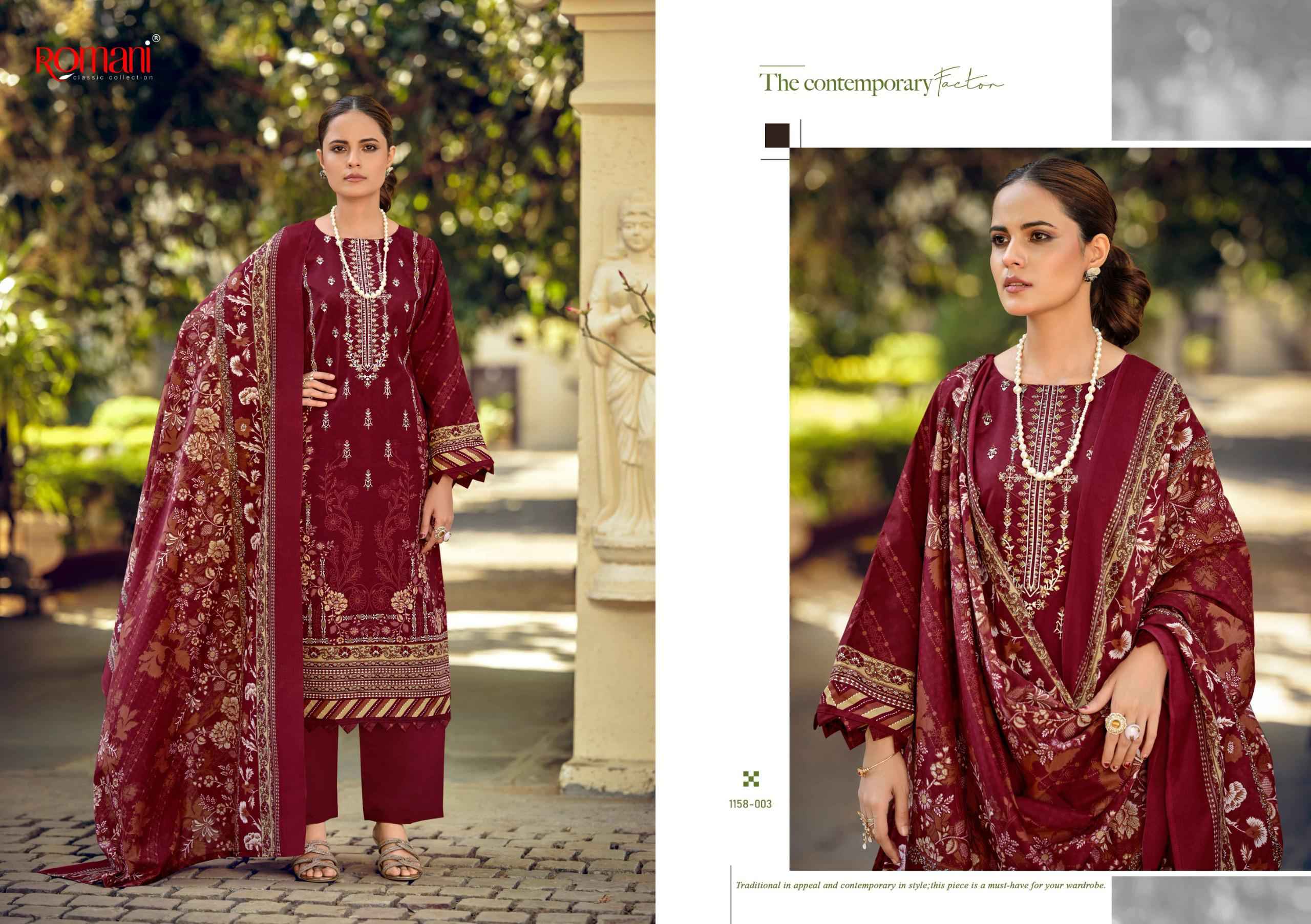 Romani Bin Kareem Vol 6 Cotton Dress Material 8 pcs Catalogue