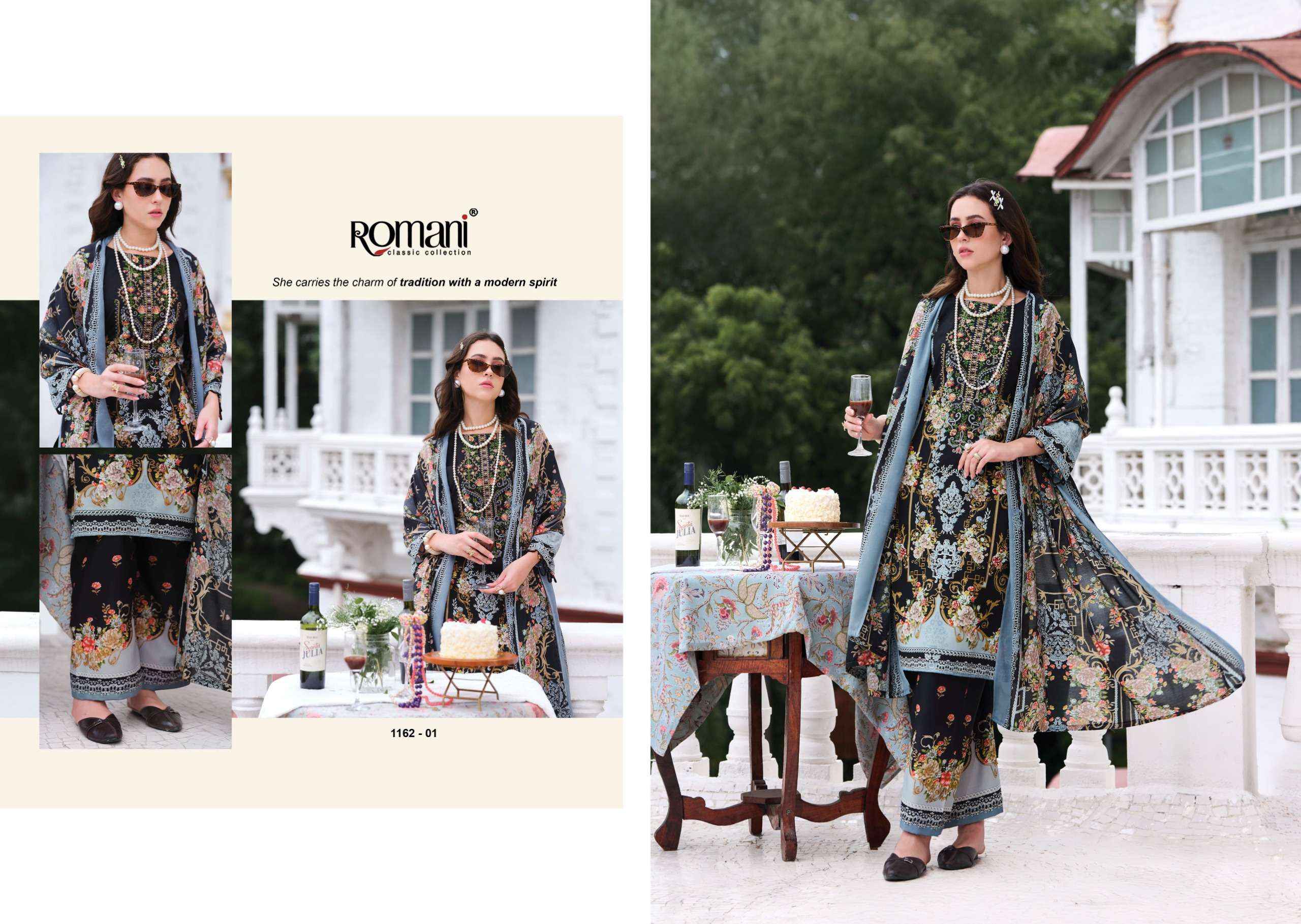 Romani Mahira Vol 11 Cotton Dress Material 8 pcs Catalogue