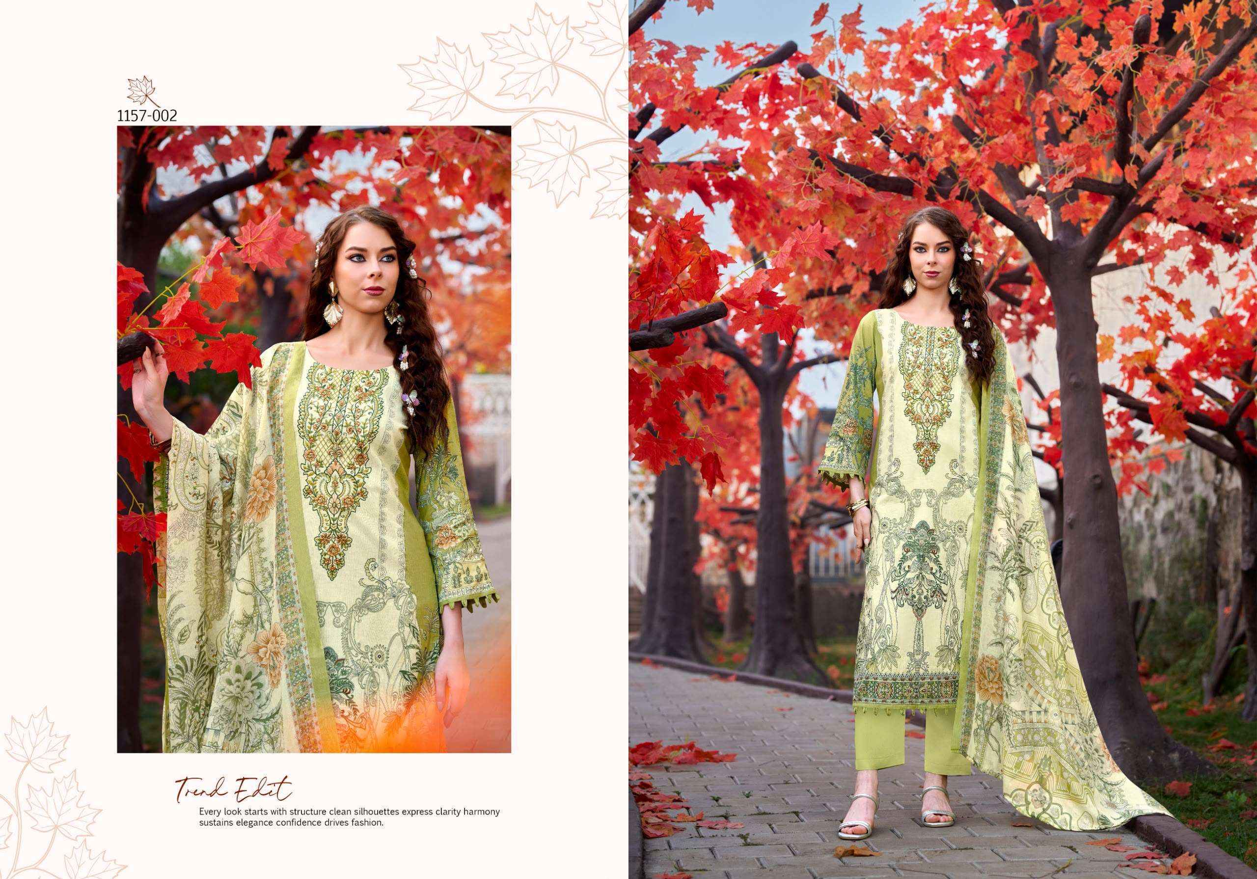 Romani Needle Wonder Vol 15 Readymade Cotton Dress 8 pcs Catalogue