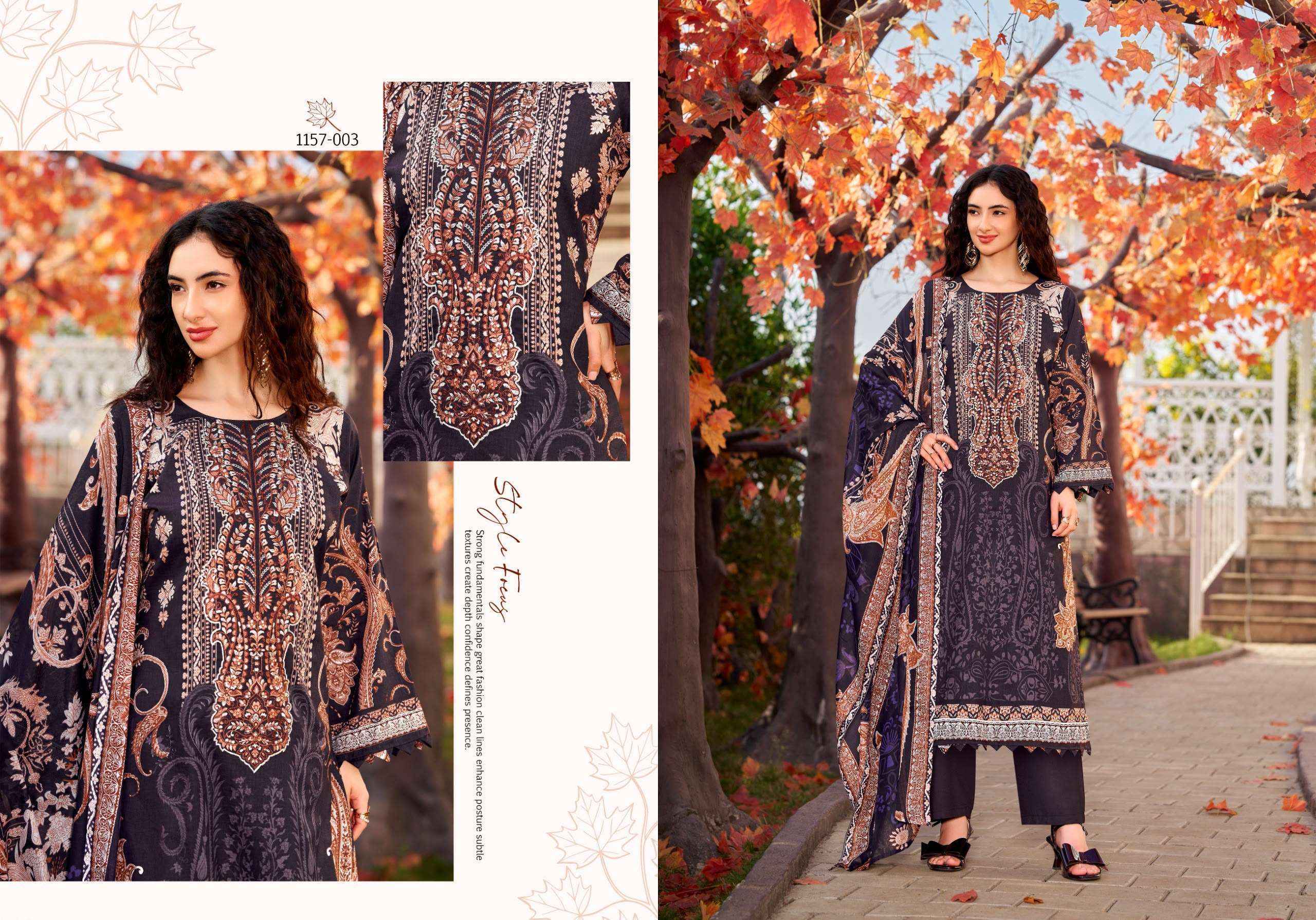Romani Needle Wonder Vol 15 Readymade Cotton Dress 8 pcs Catalogue