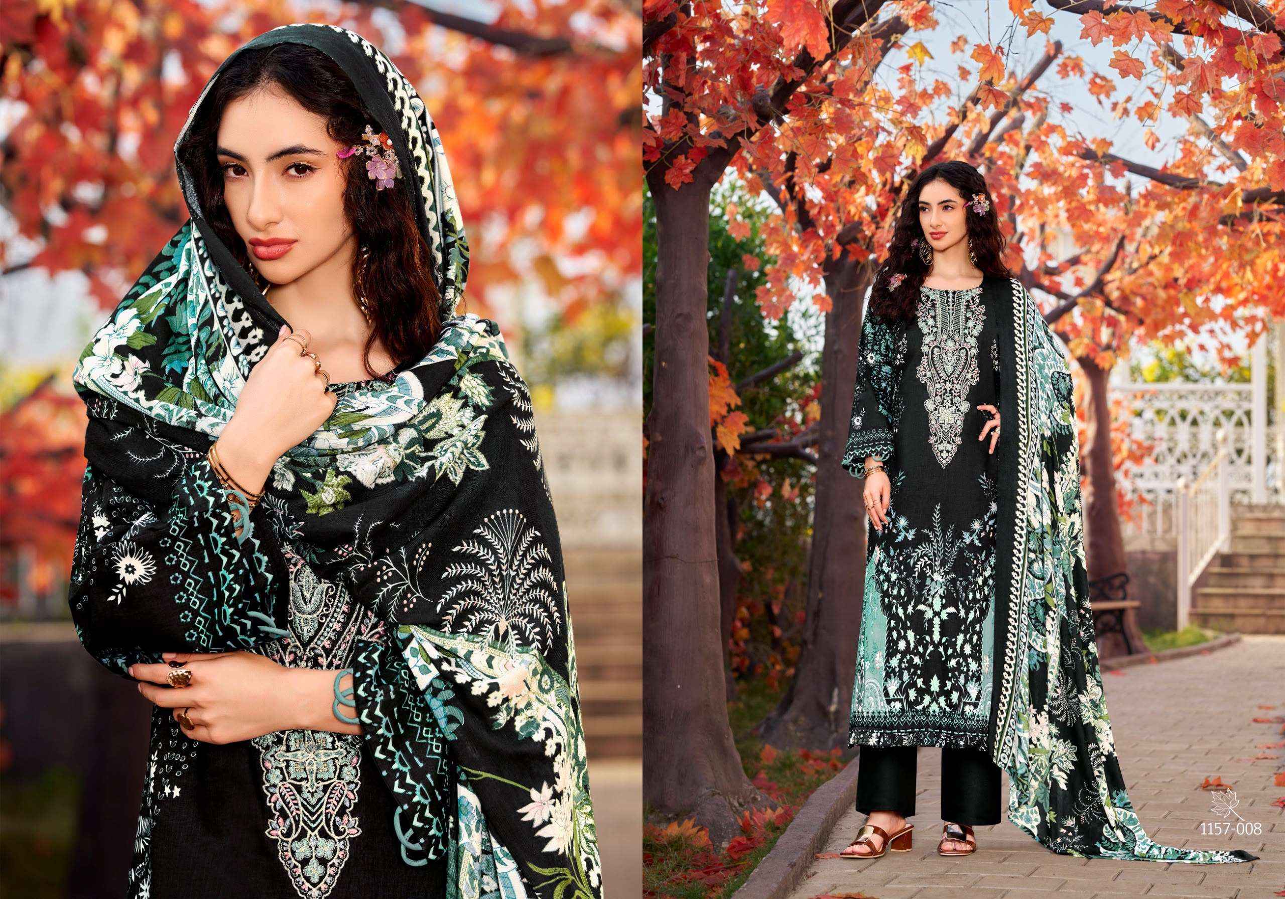 Romani Needle Wonder Vol 15 Readymade Cotton Dress 8 pcs Catalogue
