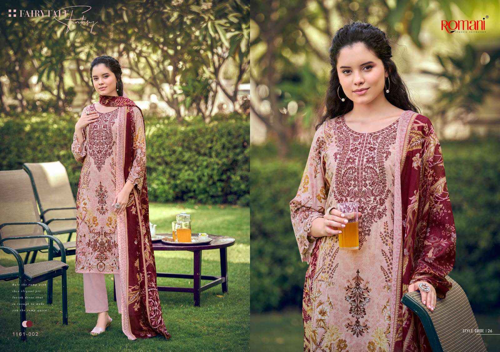 Romani Needle Wonder Vol 16 Cotton Dress Material 8 pcs Catalogue