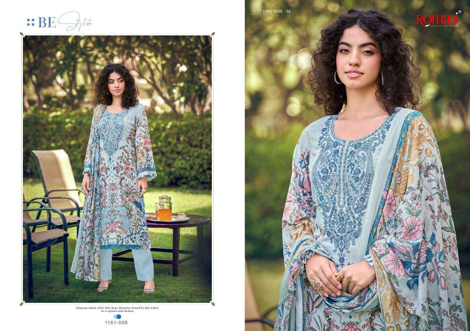 Romani Needle Wonder Vol 16 Cotton Dress Material 8 pcs Catalogue
