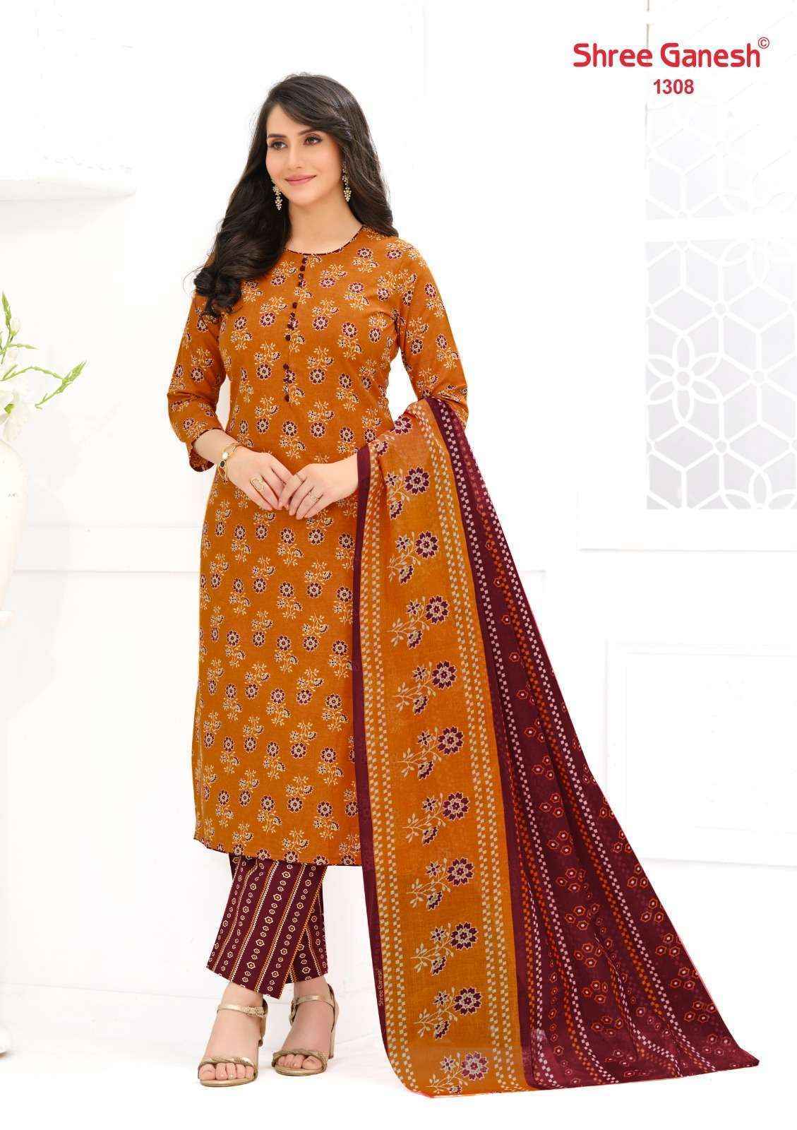 Shree Ganesh Samaiyra Ajrak Vol 3 Cotton Dress Material 12 pcs catalog