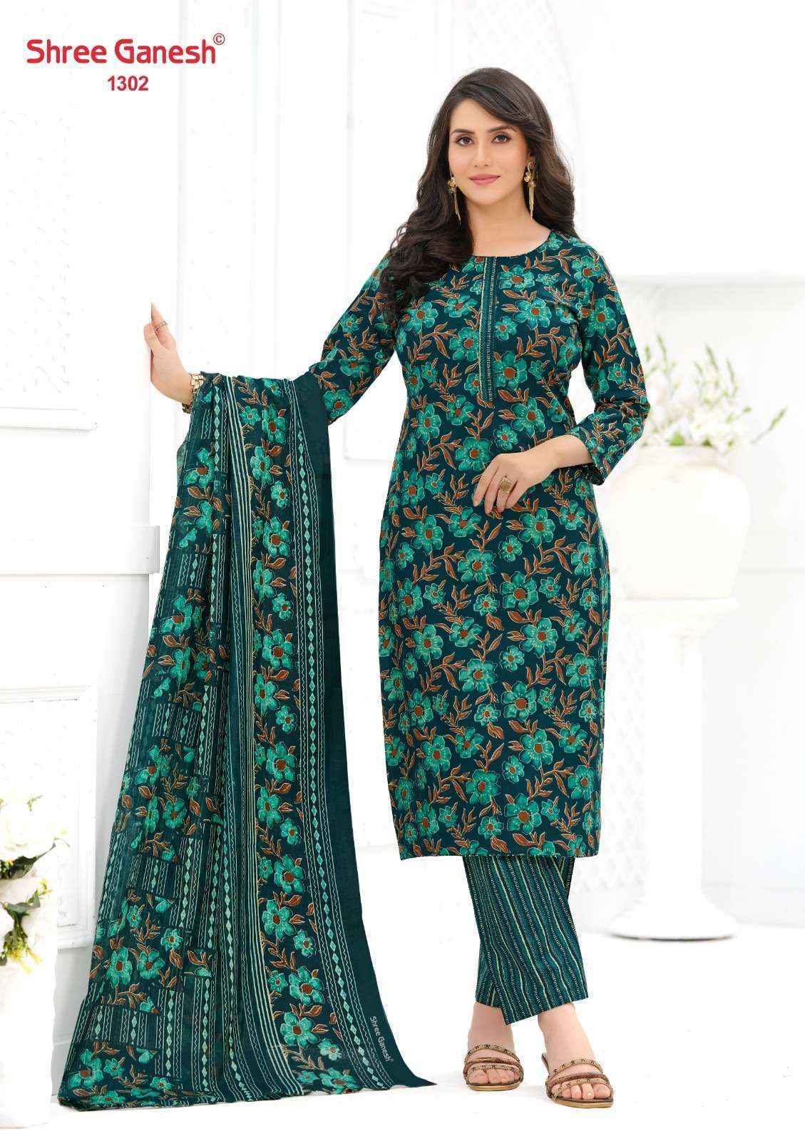 Shree Ganesh Samaiyra Ajrak Vol 3 Cotton Dress Material 12 pcs catalog