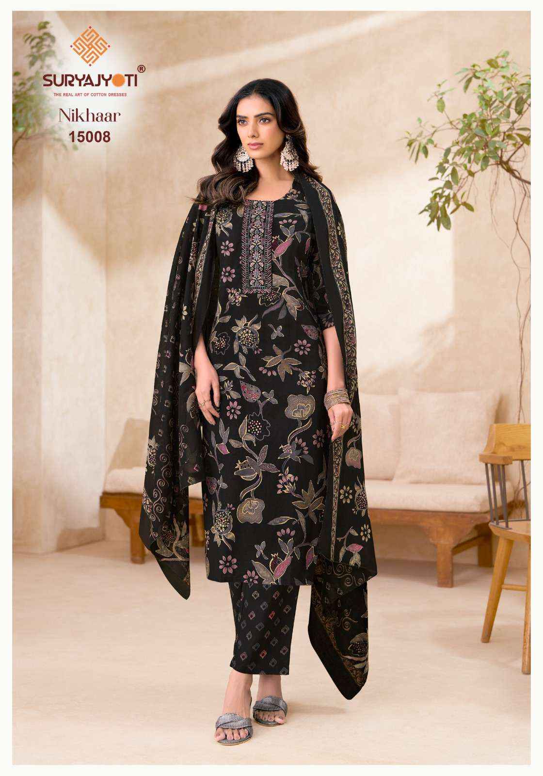 Suryajyoti Nikhaar Vol 15 Readymade Cotton Dress 10 pcs Catalogue
