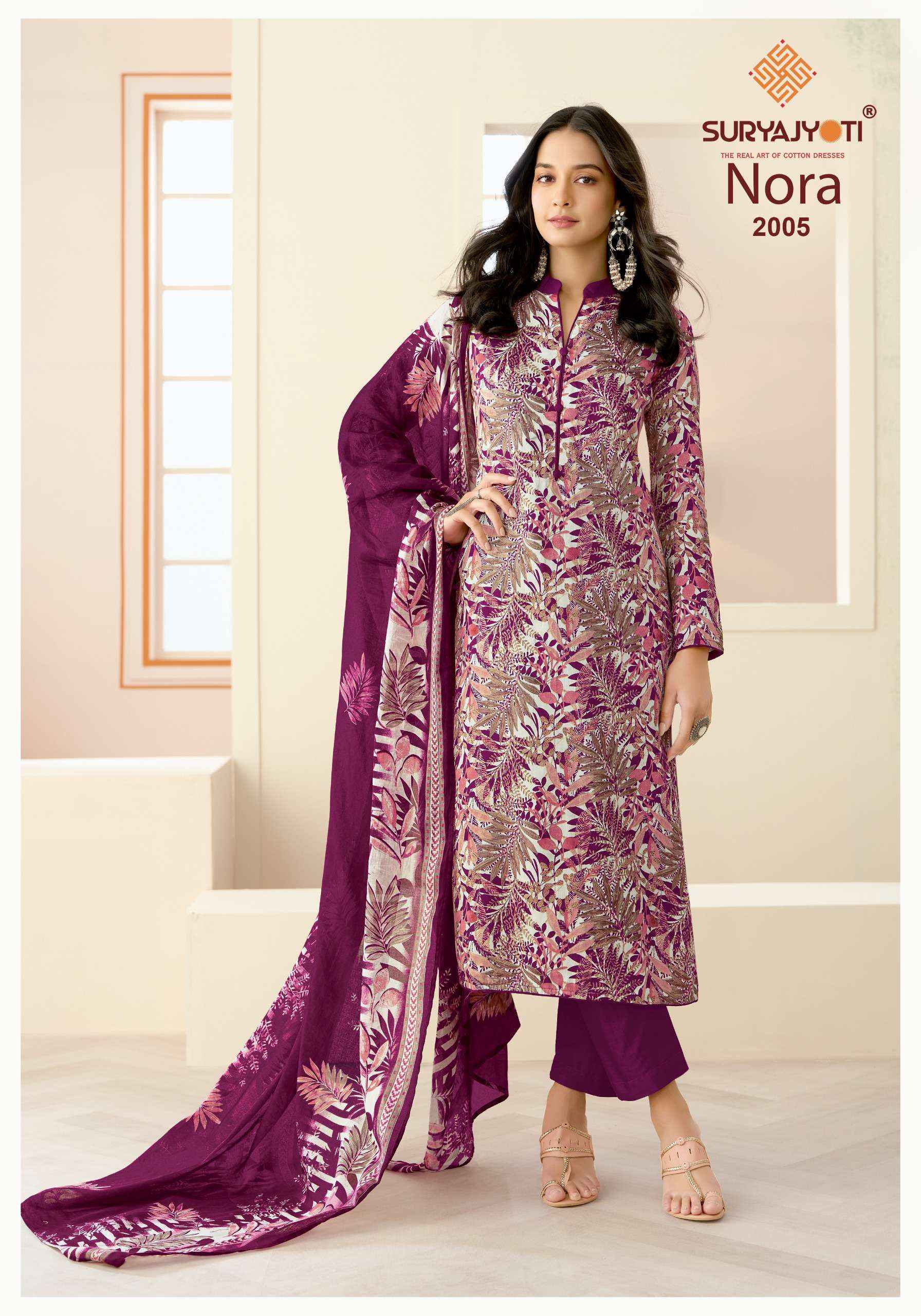 Suryajyoti Nora Vol 2 Jam Satin Dress Material 10 pcs Catalogue