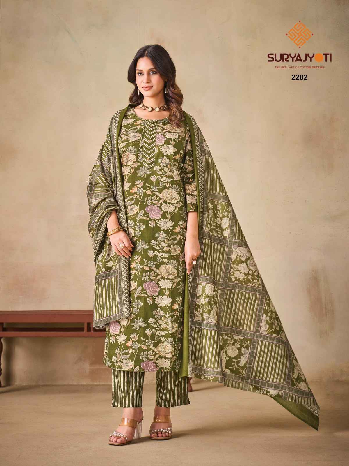 Suryajyoti Zion Cotton Vol 22 Readymade Cotton Dress 16 pcs Catalogue