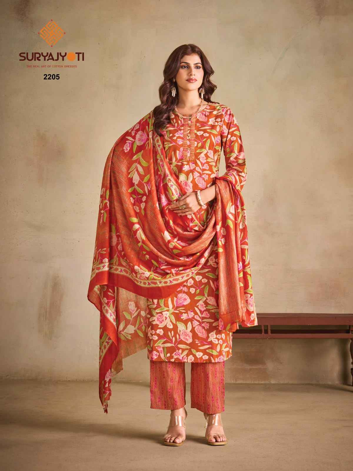 Suryajyoti Zion Cotton Vol 22 Readymade Cotton Dress 16 pcs Catalogue
