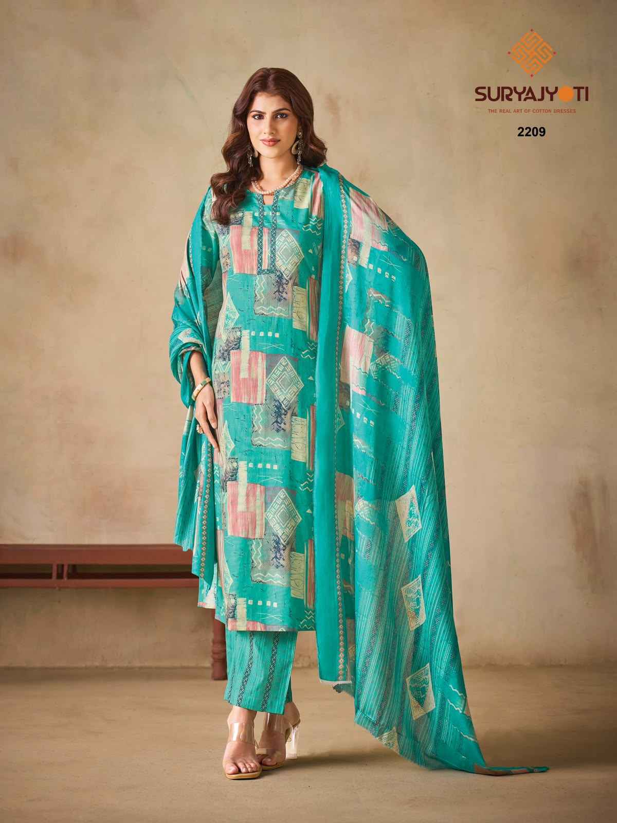 Suryajyoti Zion Cotton Vol 22 Readymade Cotton Dress 16 pcs Catalogue