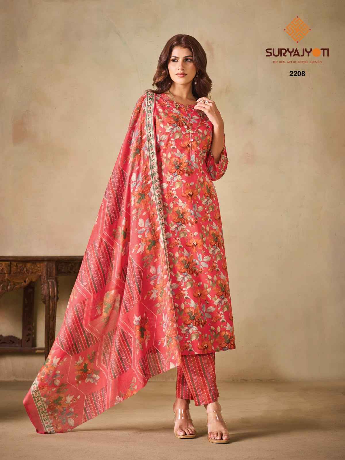 Suryajyoti Zion Cotton Vol 22 Readymade Cotton Dress 16 pcs Catalogue