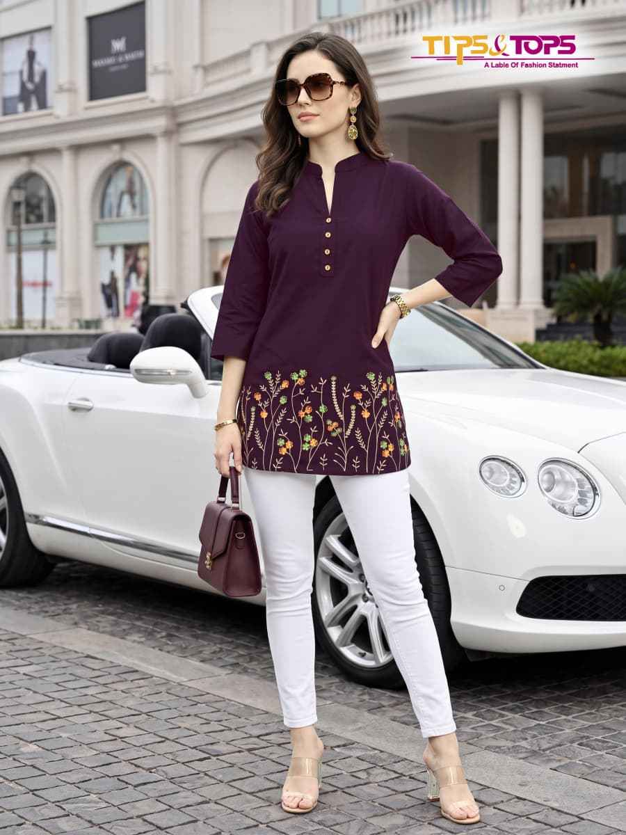 Tips & Tops PoloVol 2 Rayon Weastern Top 6 pcs Catalogue