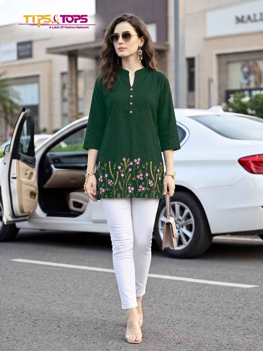 Tips & Tops PoloVol 2 Rayon Weastern Top 6 pcs Catalogue