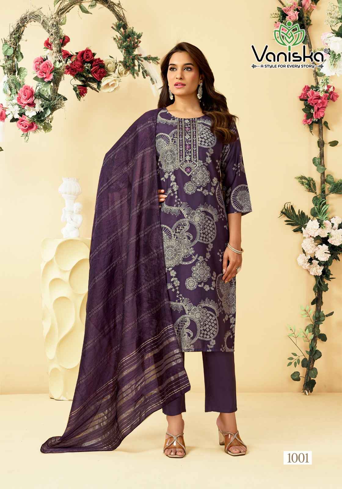 Vaniska Fashion Falak Vol 1 Barlin Kurti Combo 6 pcs Catalogue