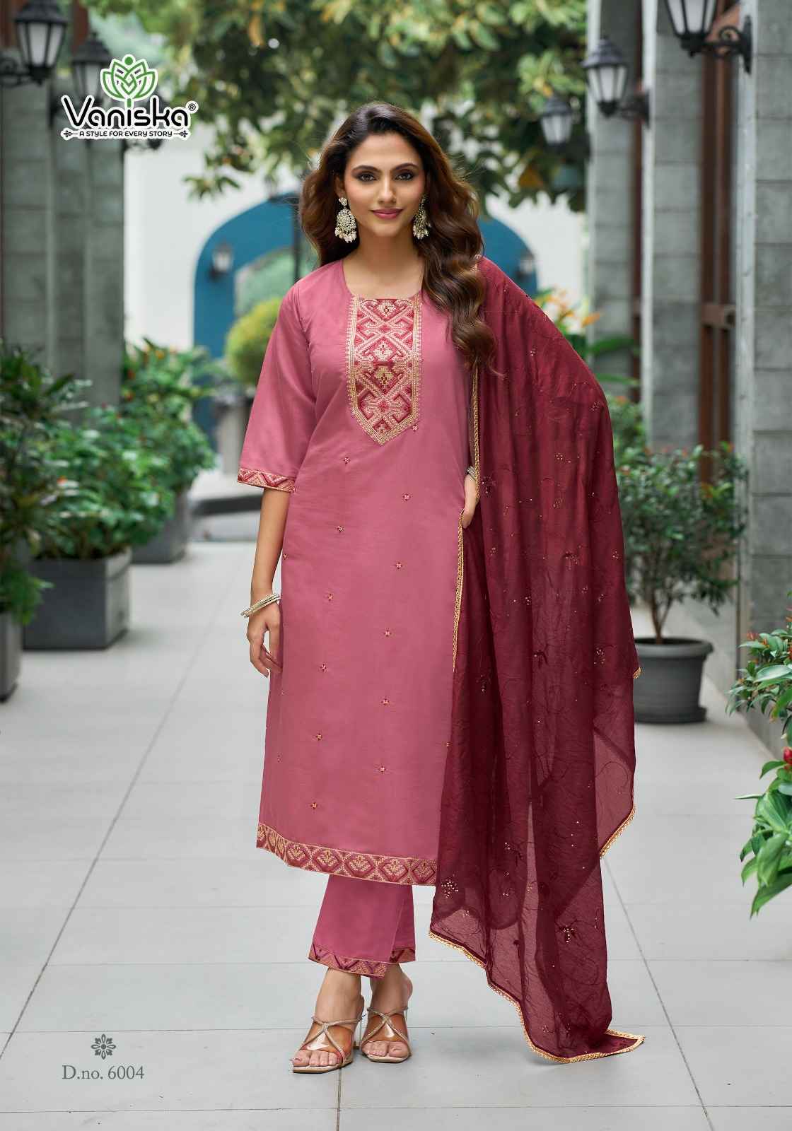 Vaniska Fashion Fiza Vol 6 Roman Silk Kurti Combo 6 pcs Catalogue