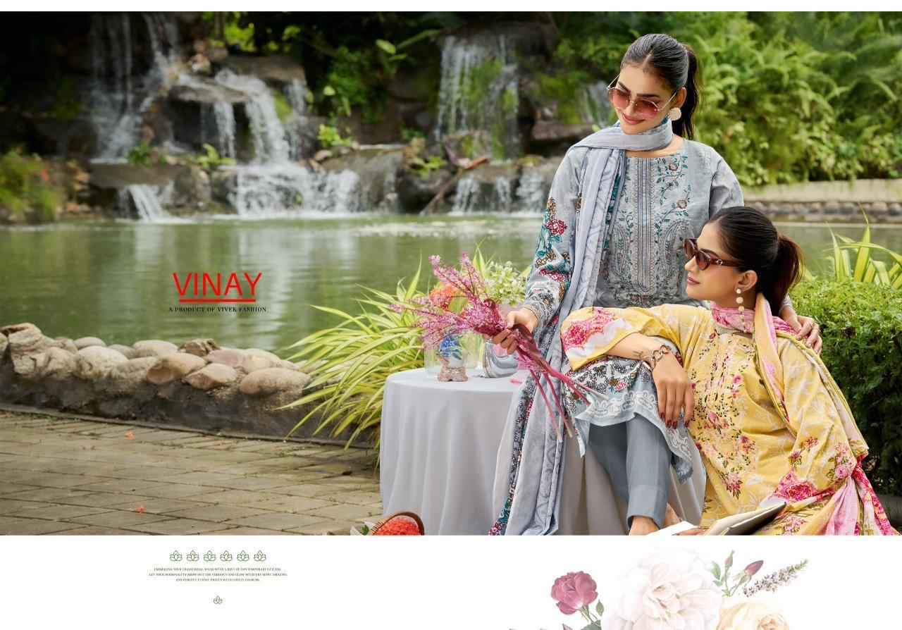 Vinay Rihaana Vol 1 Cambric Cotton Dress Material 8 pcs Catalogue