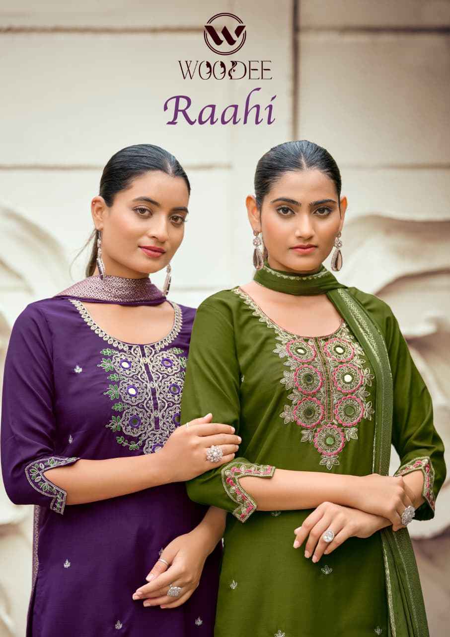 Woodee Raahi Viscose Silk Kurti Combo 6 pcs Catalogue