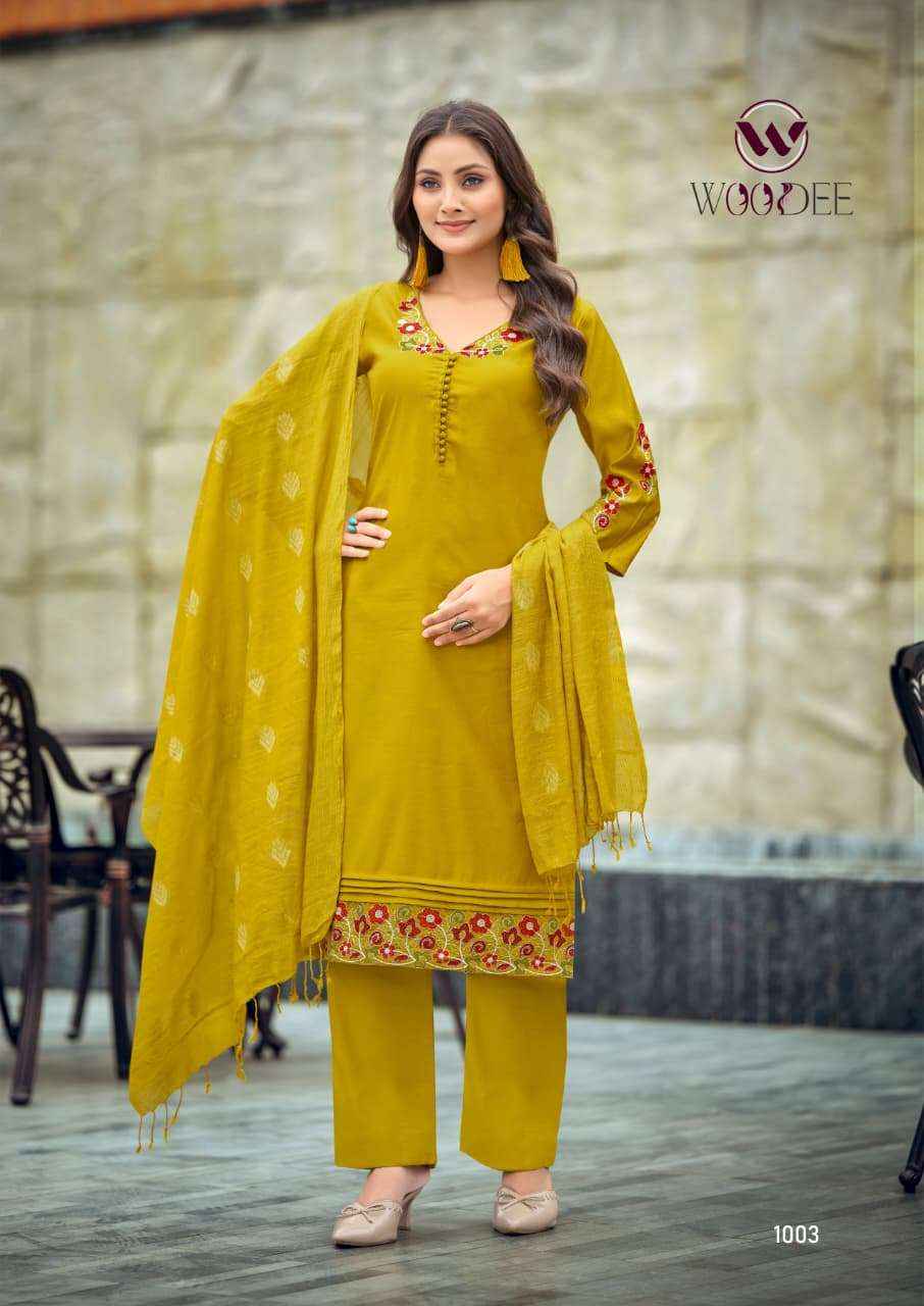 Woodee Tanisha Vol 2 Viscose Kurti Combo 6 pcs Catalogue