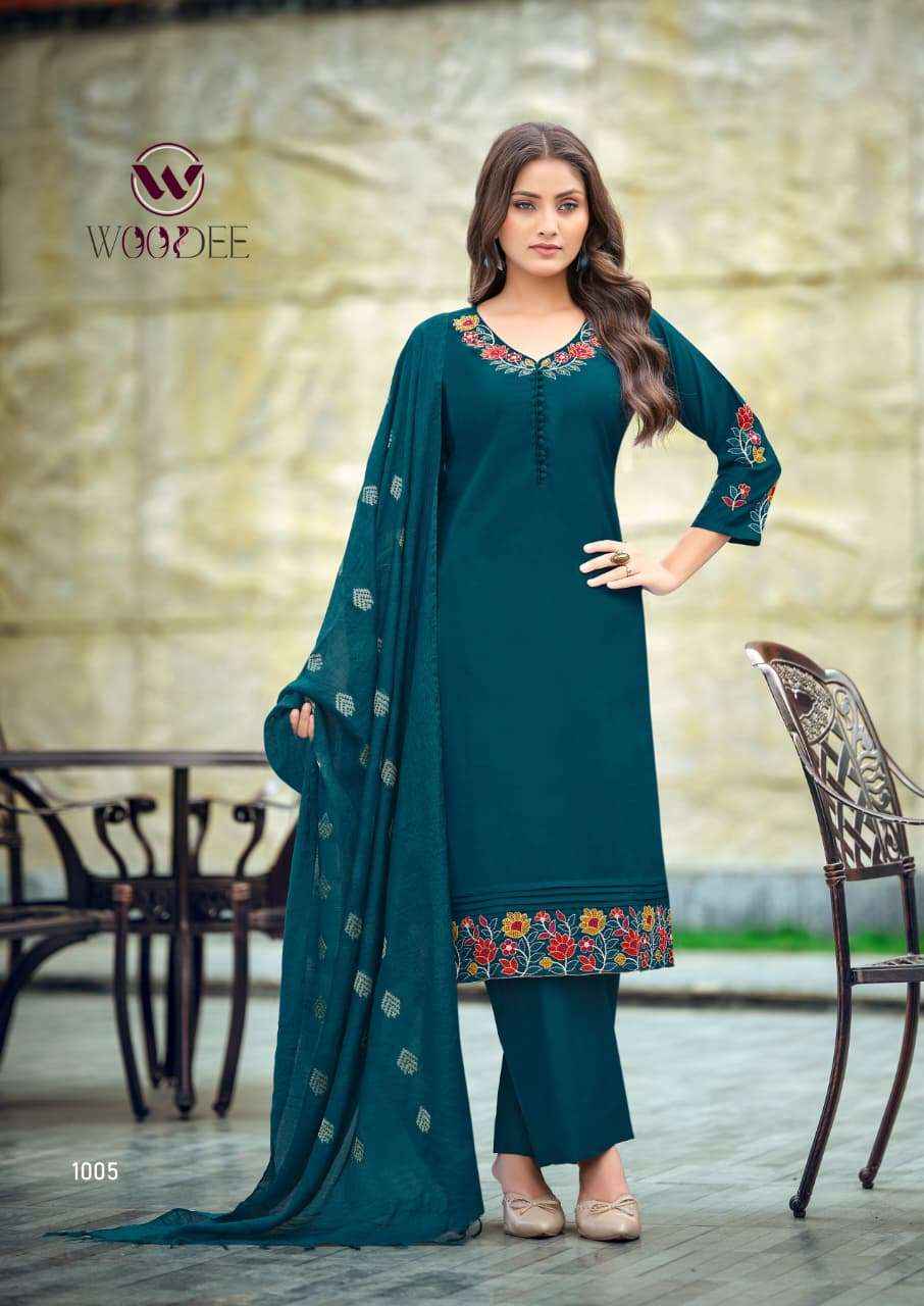 Woodee Tanisha Vol 2 Viscose Kurti Combo 6 pcs Catalogue