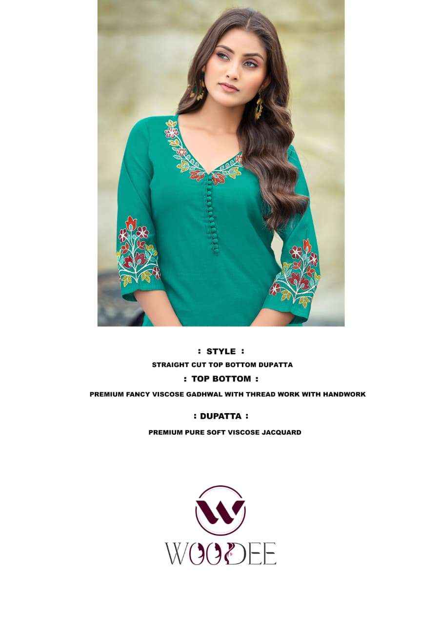 Woodee Tanisha Vol 2 Viscose Kurti Combo 6 pcs Catalogue