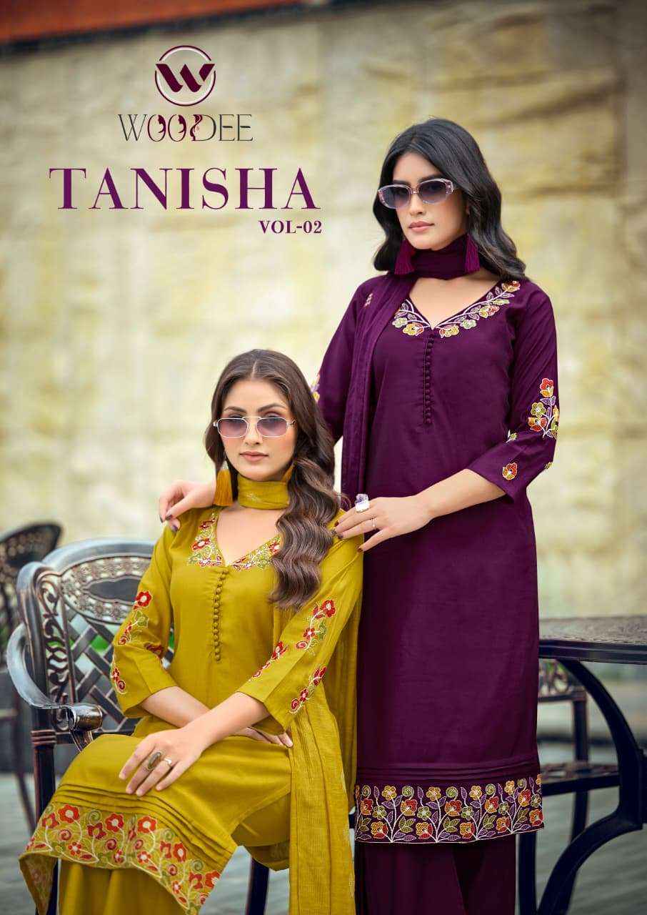 Woodee Tanisha Vol 2 Viscose Kurti Combo 6 pcs Catalogue