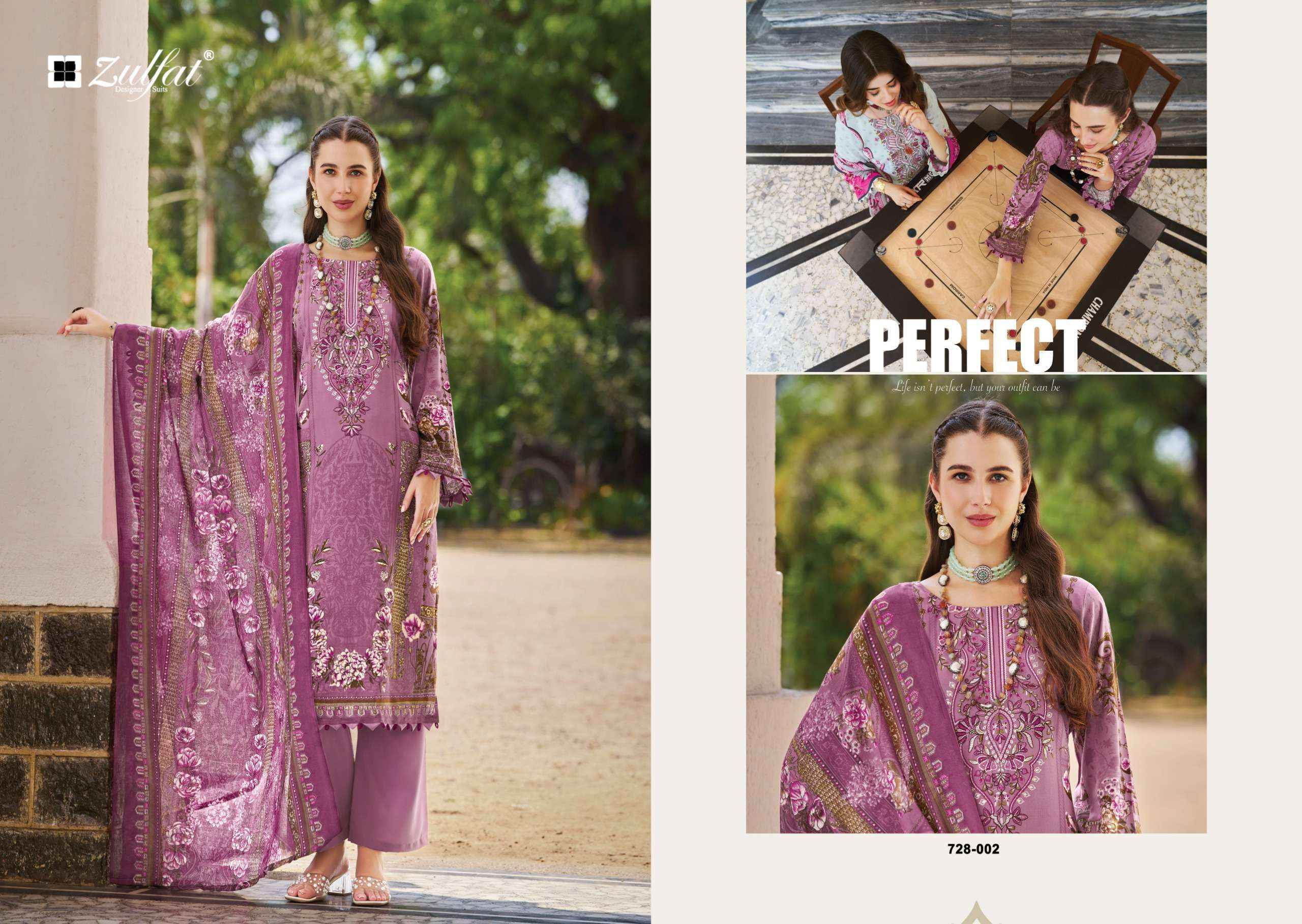 Zulfat Afreen Jam Cotton Dress Material 8 pcs Catalogue