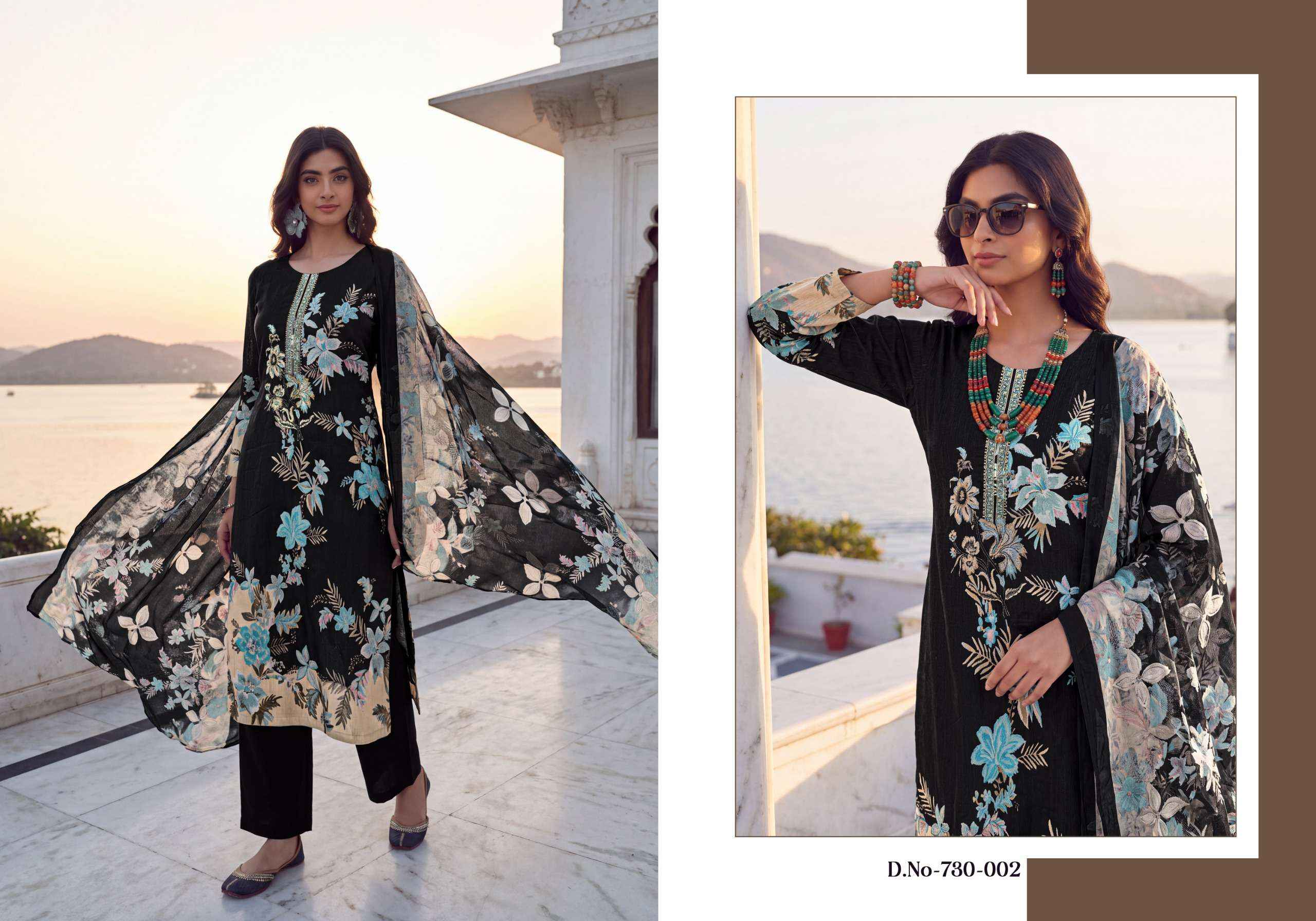 Zulfat Faiza Jam Cotton Dress Material 4 pcs Catalogue