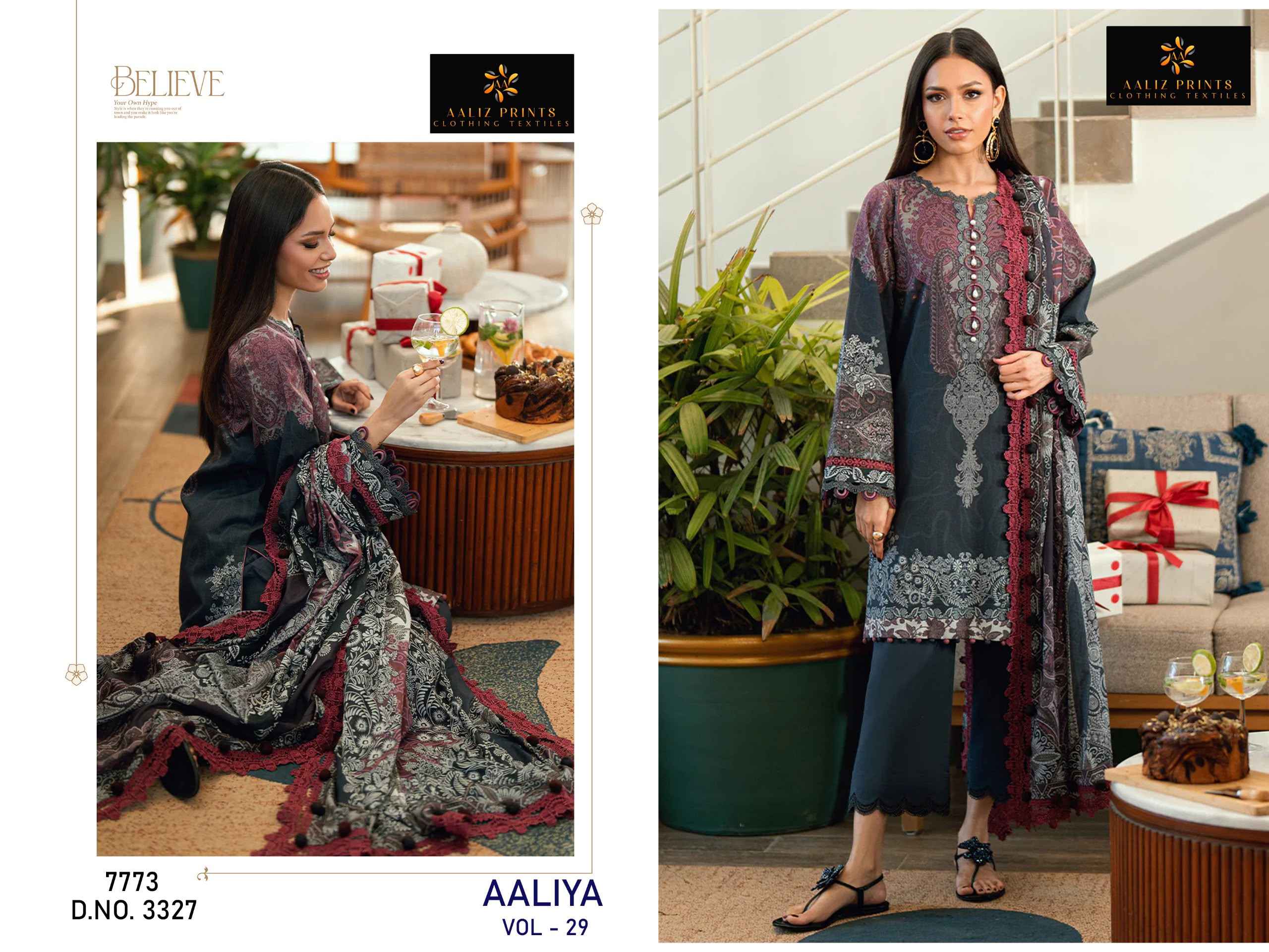 Aaliz Prints Aaliya Vol 29 Readymade Cotton Dress 4 pcs Catalogue