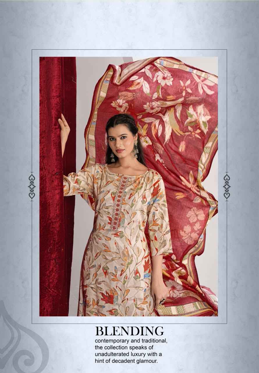 Alok Beenal Zam Dress Material 4 pcs Catalogue