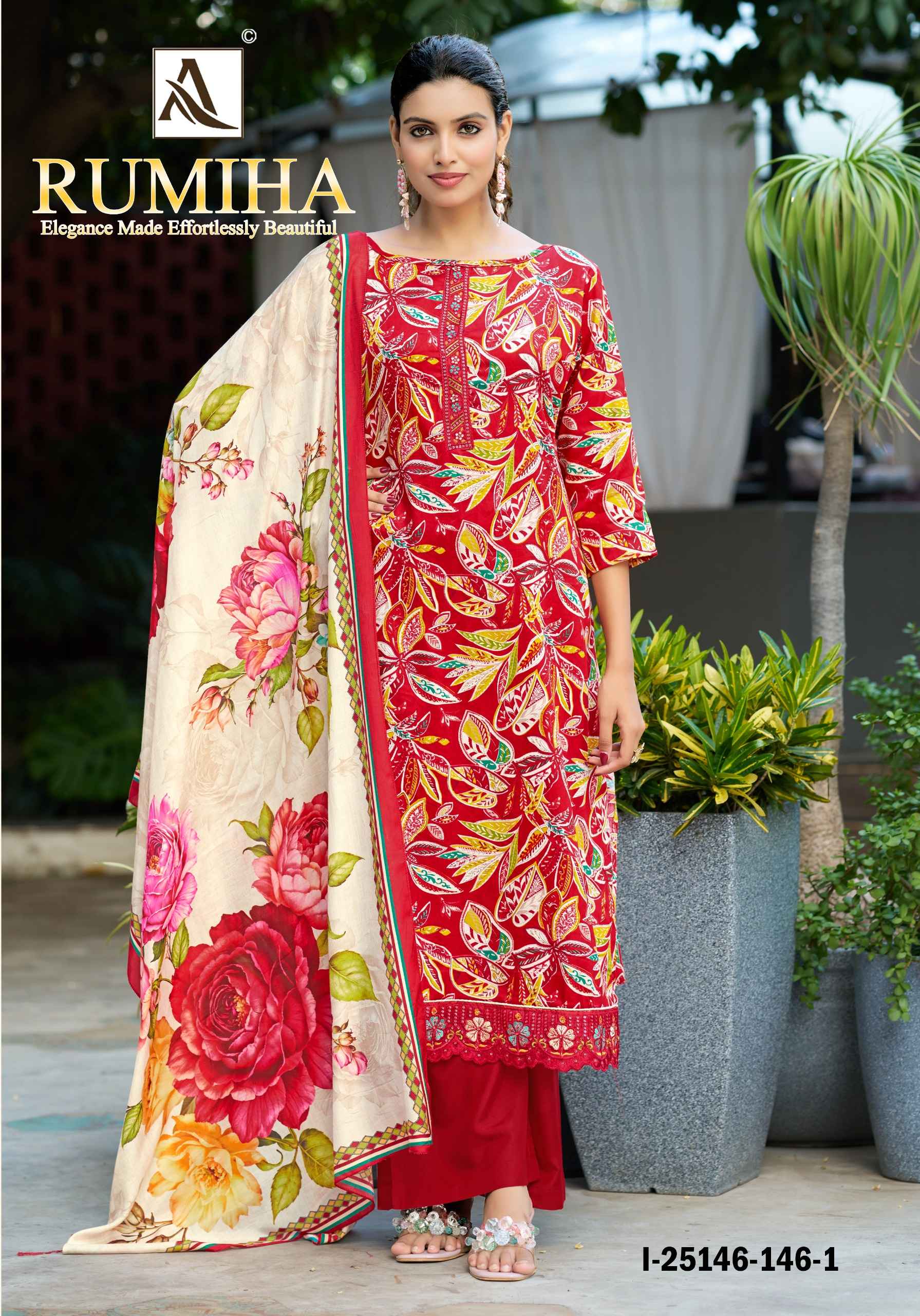 Alok Rumiha Zam Dress Material 4 pcs Catalogue