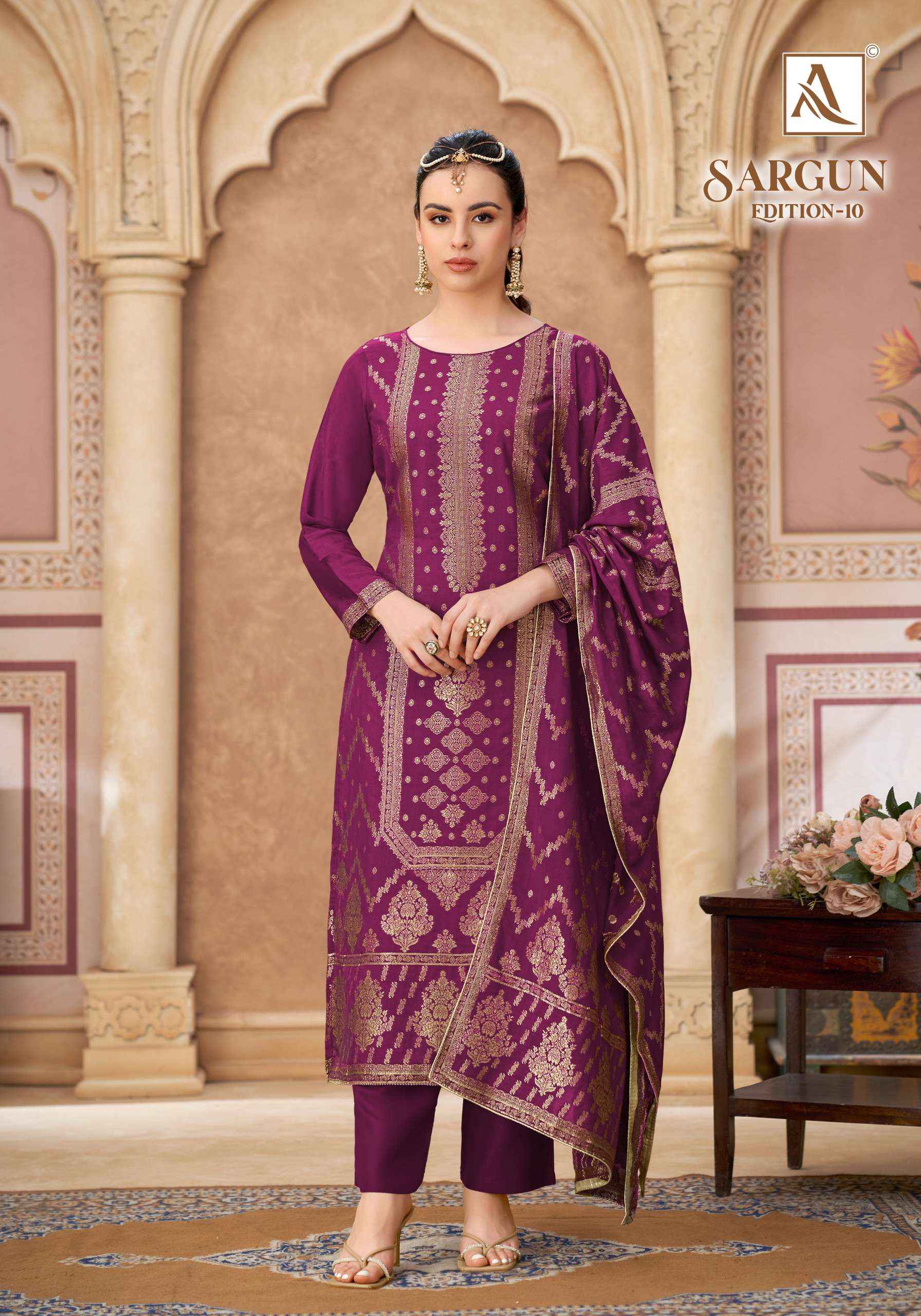 ALOK SARGUN EDITION 10 present Wholesale designer Dress material in ...