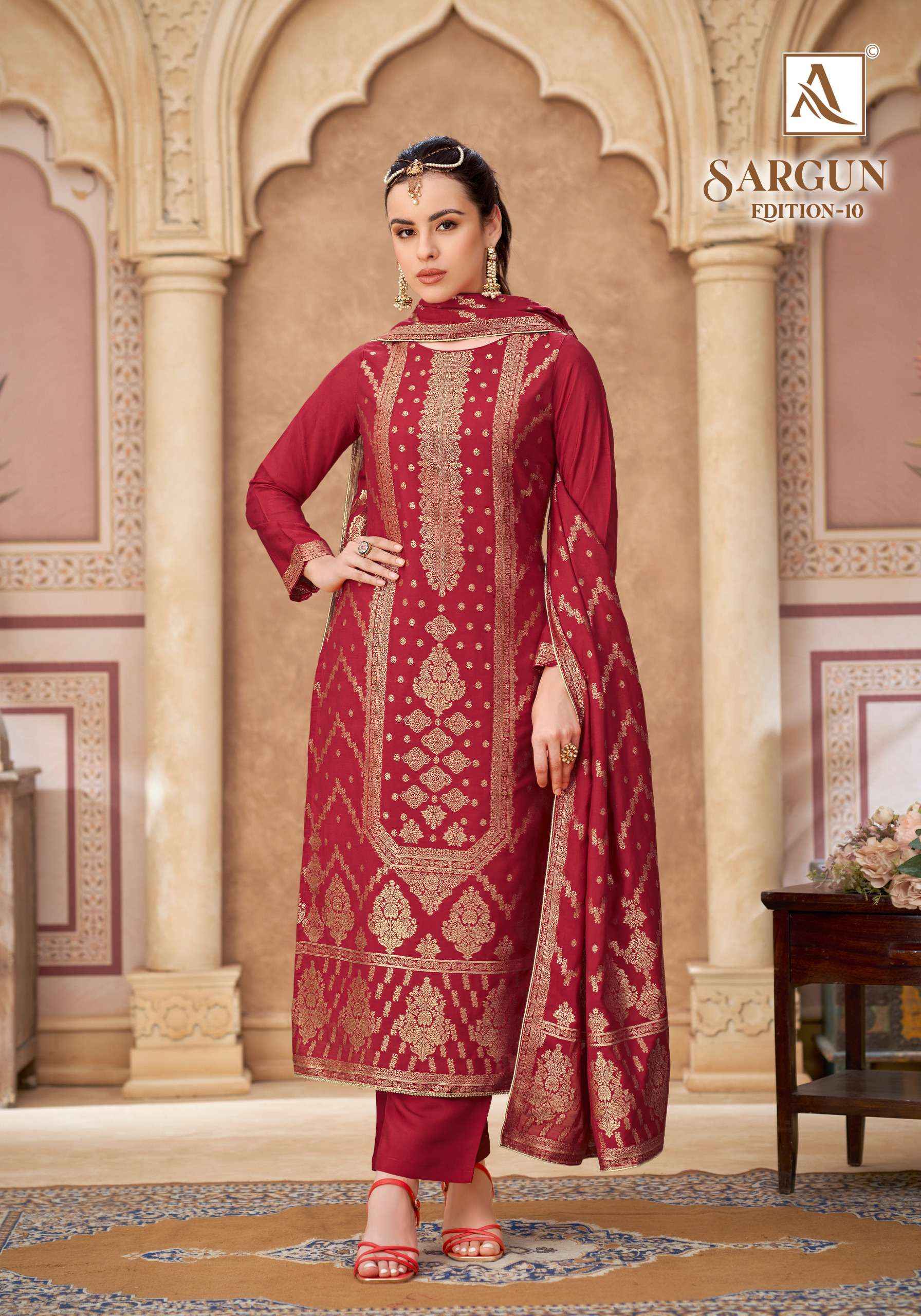 ALOK SARGUN EDITION 10 present Wholesale designer Dress material in ...