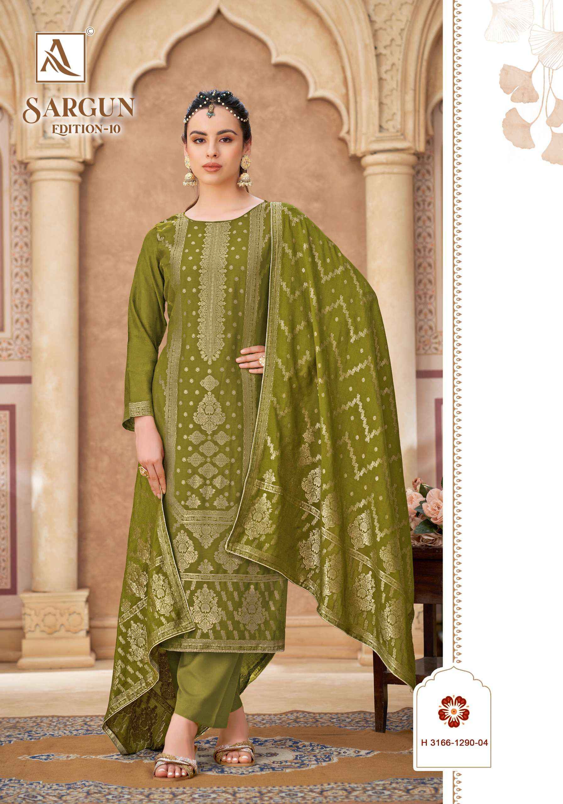 ALOK SARGUN EDITION 10 present Wholesale designer Dress material in ...