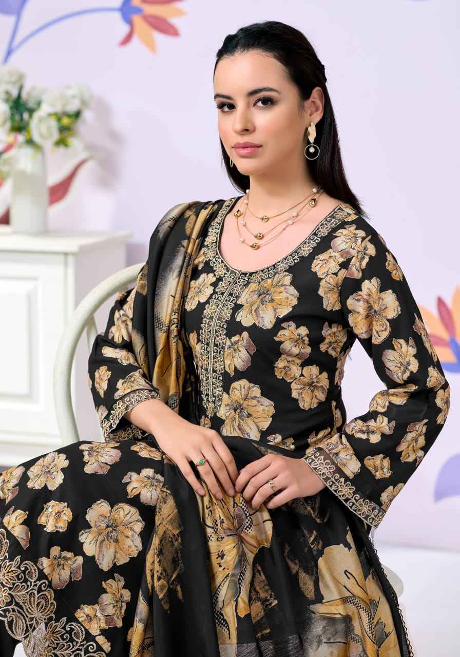 Alok Turkish Edition 20 Viscose Reyon Dress Material 6 pcs Catalogue