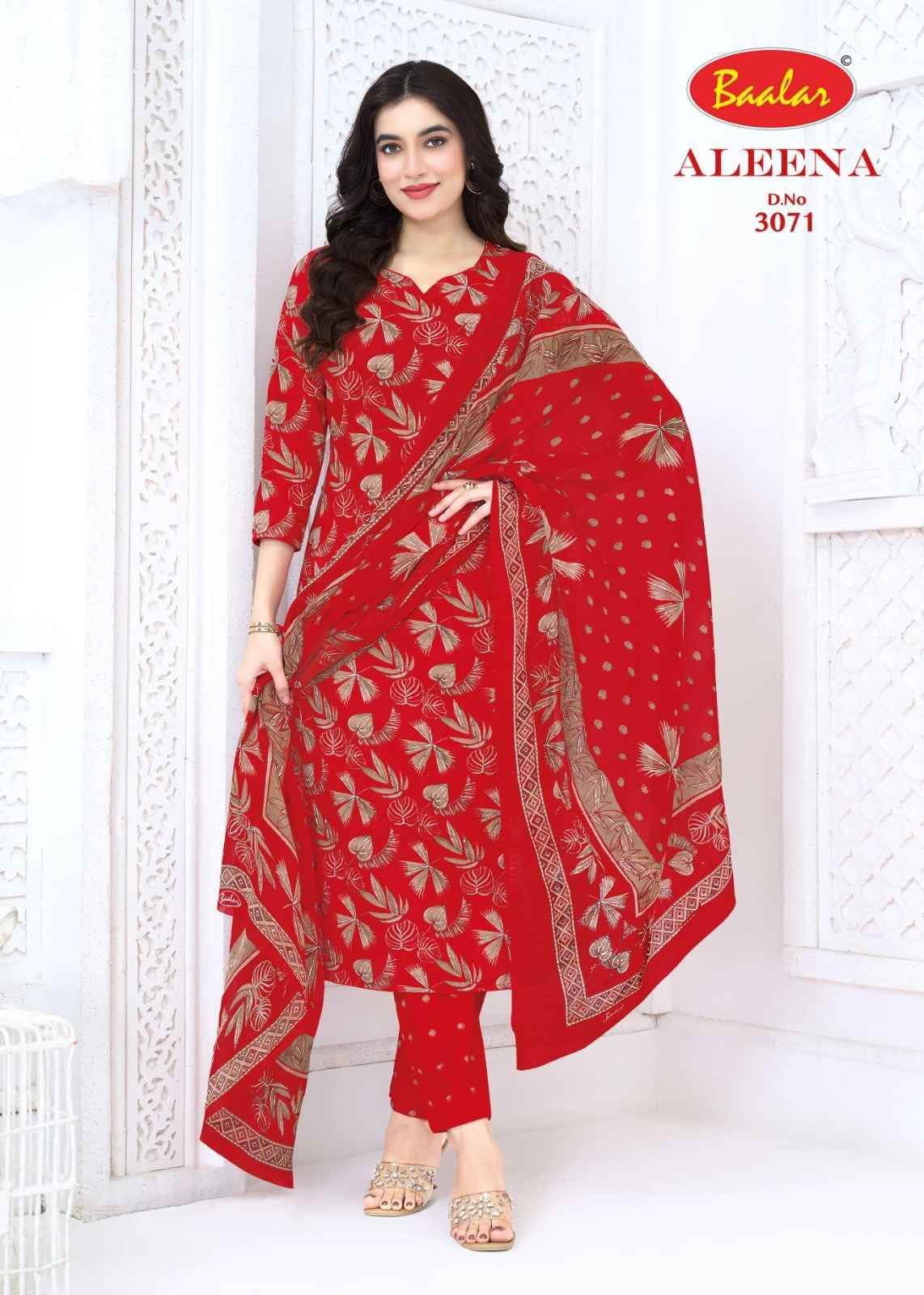Baalar Aleena Vol 30 Cotton Dress Material 16 pcs Catalogue