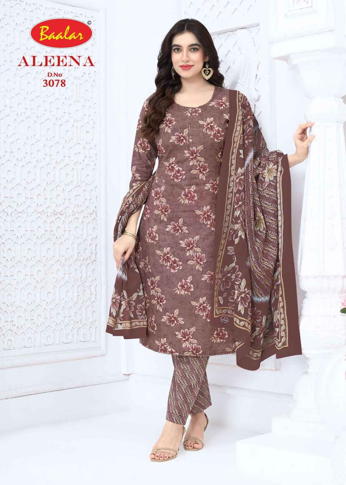 Baalar Aleena Vol 30 Cotton Dress Material 16 pcs Catalogue