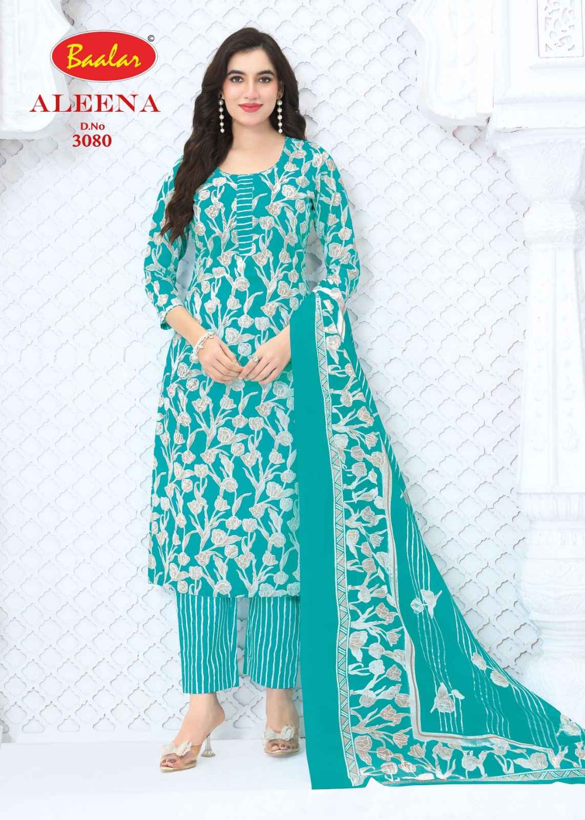 Baalar Aleena Vol 30 Cotton Dress Material 16 pcs Catalogue