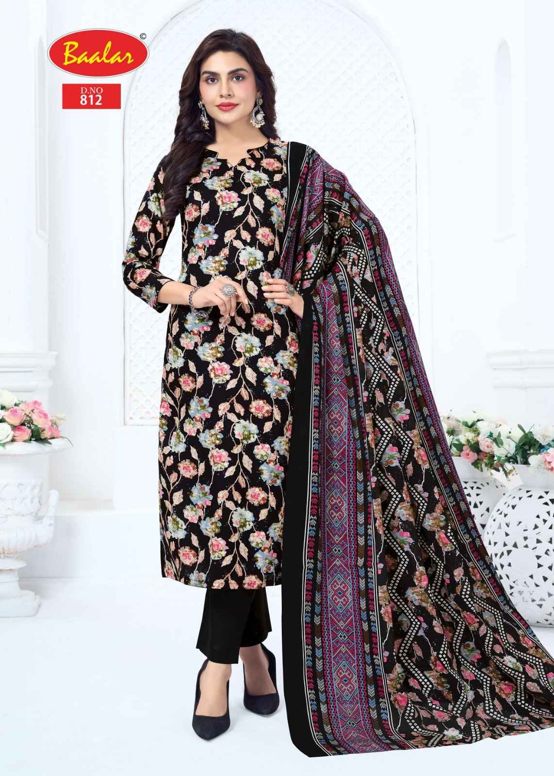 Baalar Pashmina Vol 8 Cotton Dress Material 12 pcs Catalogue