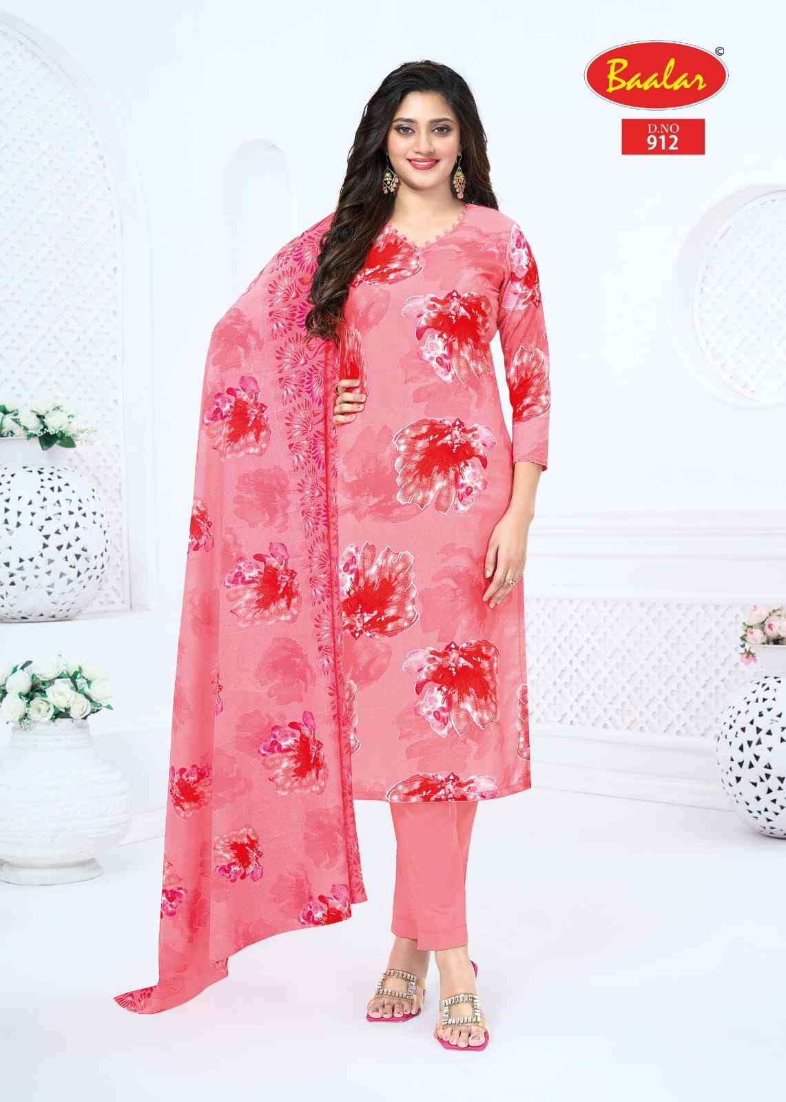 Baalar Pashmina Vol 9 Cotton Dress Material 13 pcs Catalogue