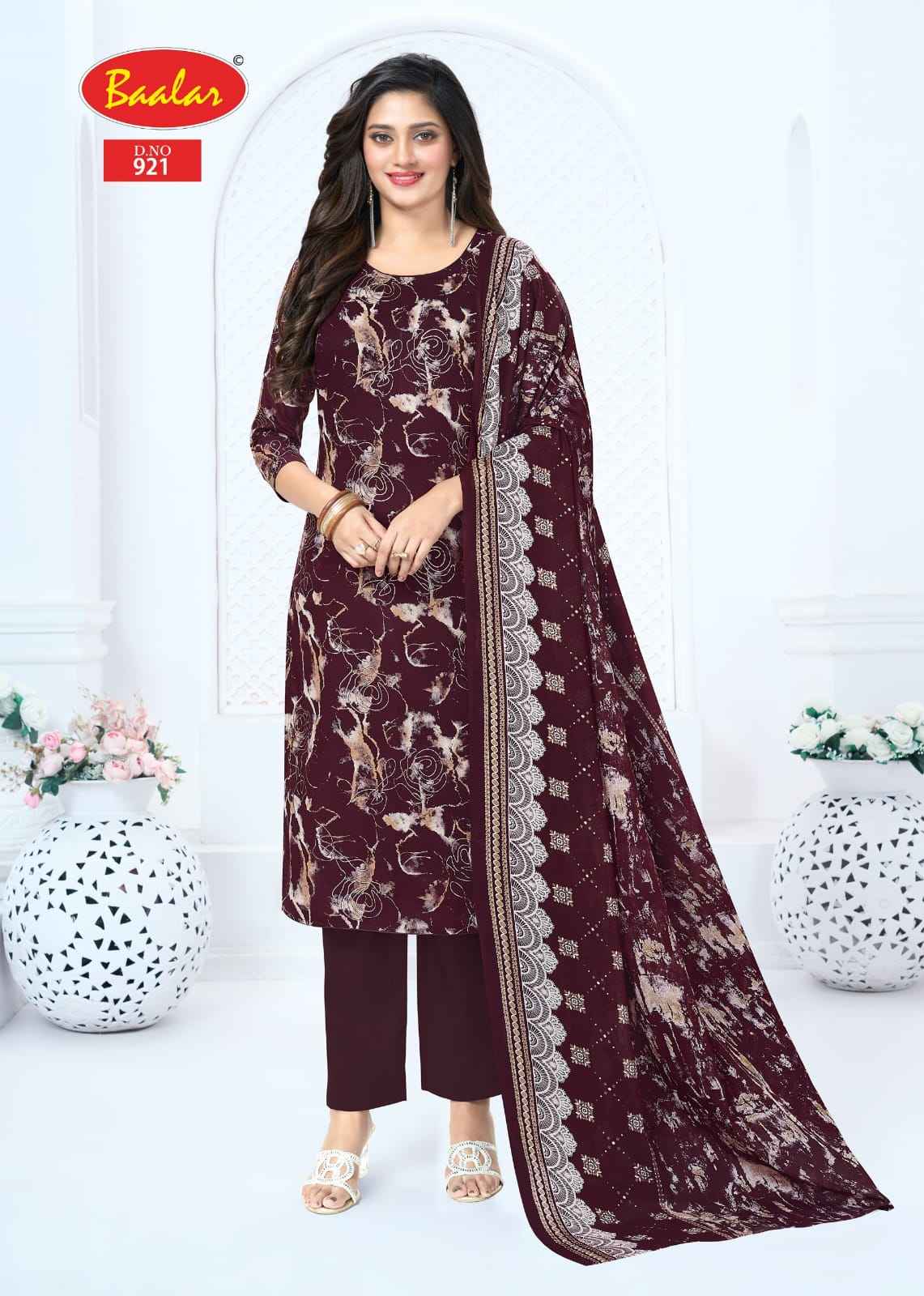 Baalar Pashmina Vol 9 Cotton Dress Material 13 pcs Catalogue