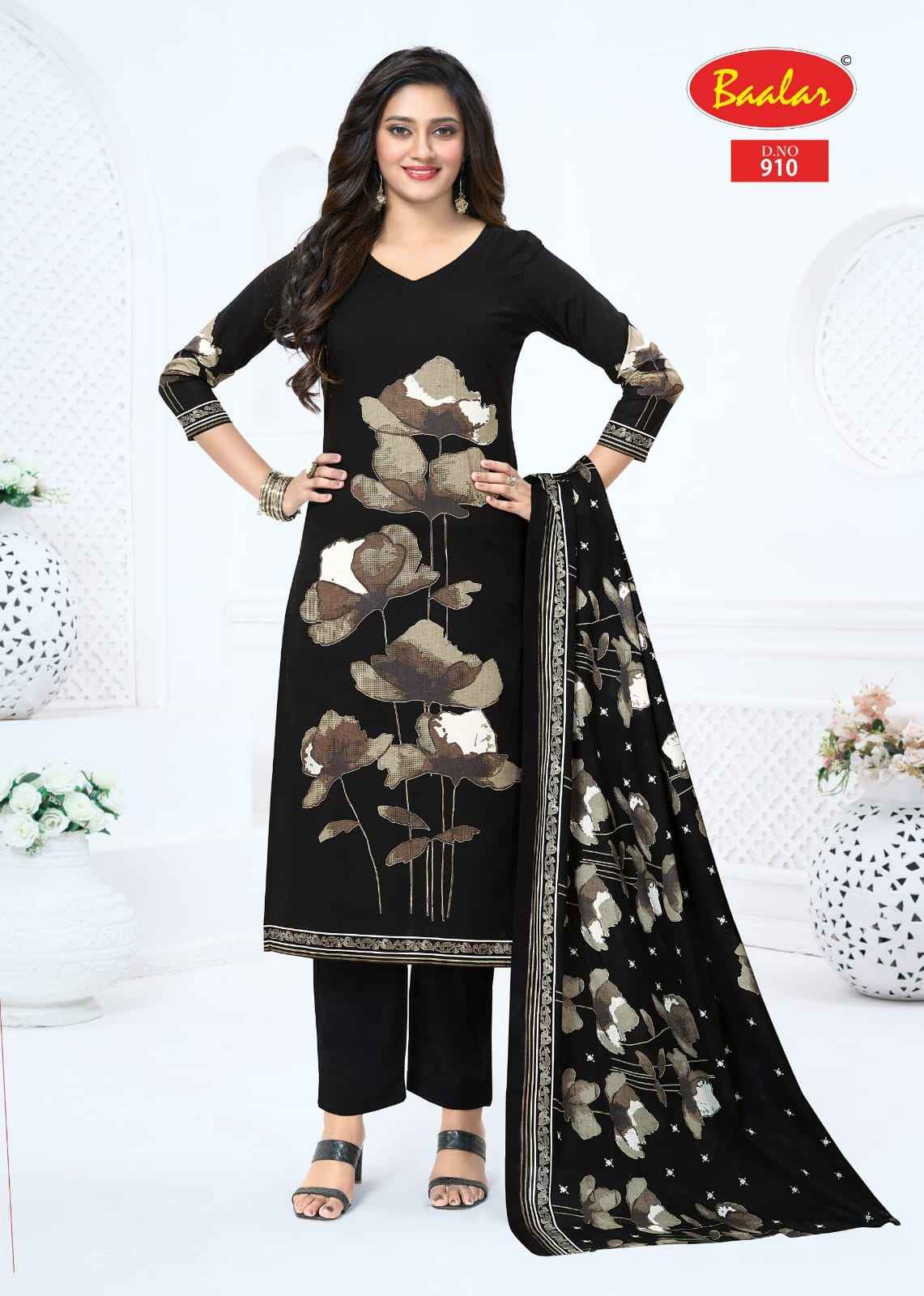 Baalar Pashmina Vol 9 Cotton Dress Material 13 pcs Catalogue