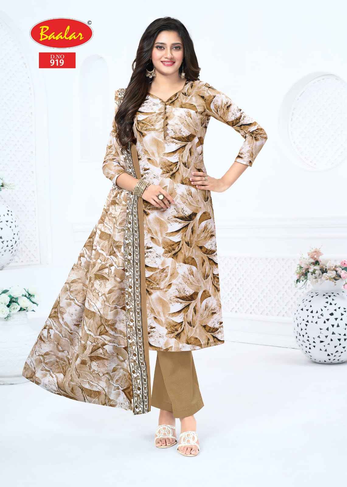Baalar Pashmina Vol 9 Cotton Dress Material 13 pcs Catalogue