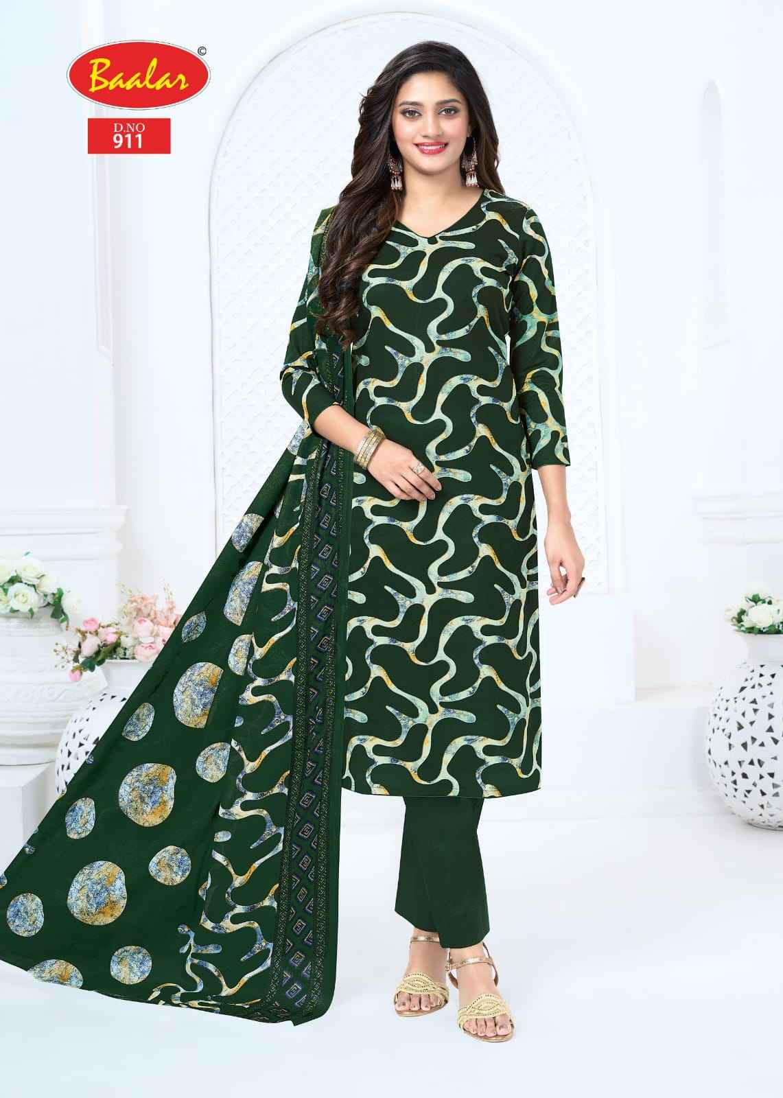 Baalar Pashmina Vol 9 Cotton Dress Material 13 pcs Catalogue