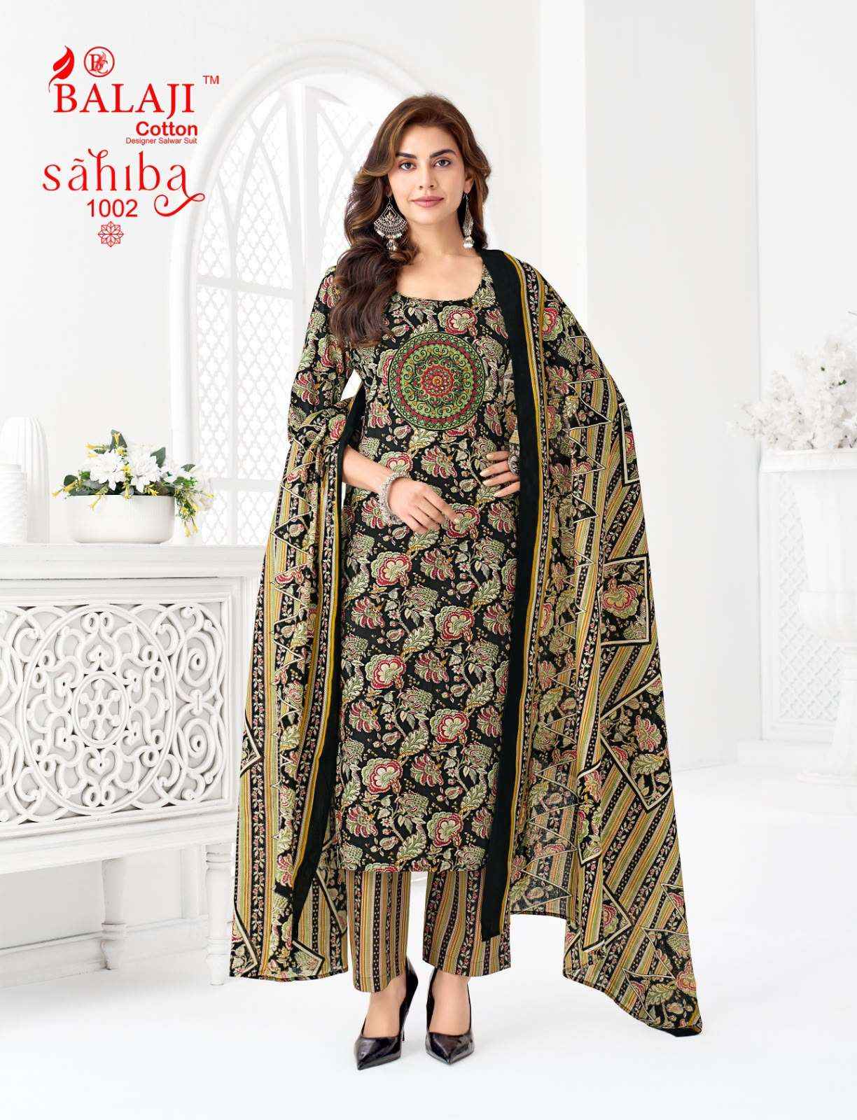 Balaji Sahiba Vol 1 Readymade Cotton Dress 8 pcs Catalogue