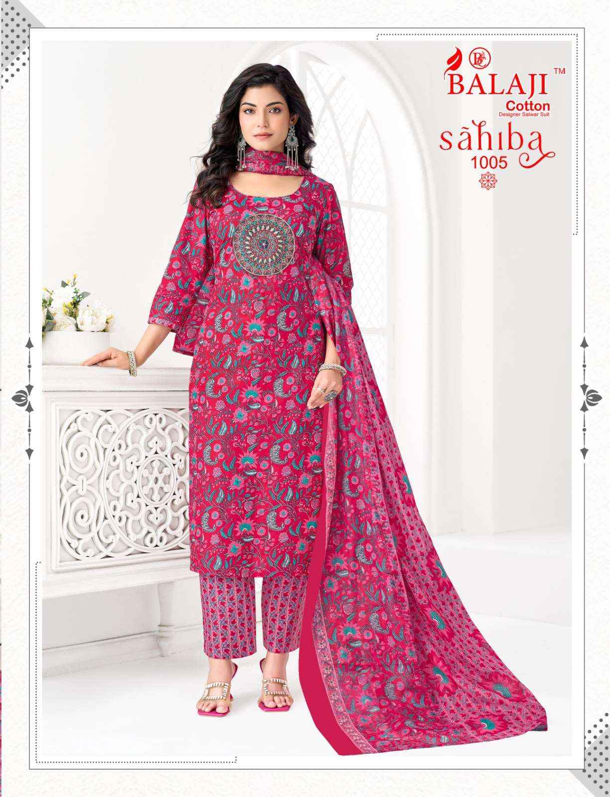 Balaji Sahiba Vol 1 Readymade Cotton Dress 8 pcs Catalogue