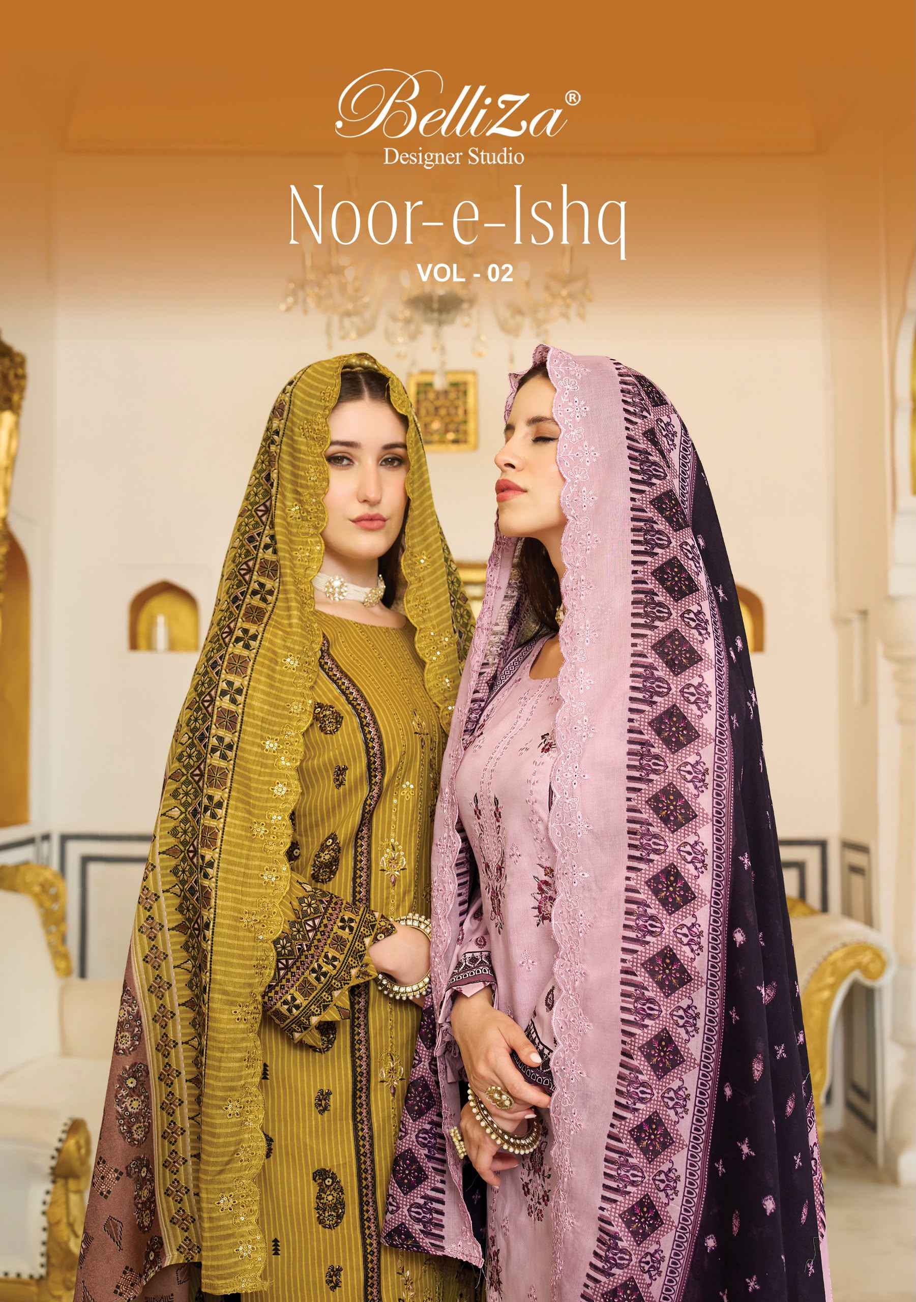 Belliza Noor E Ishq Vol 2 Cotton Dress Material 6 pcs Catalogue