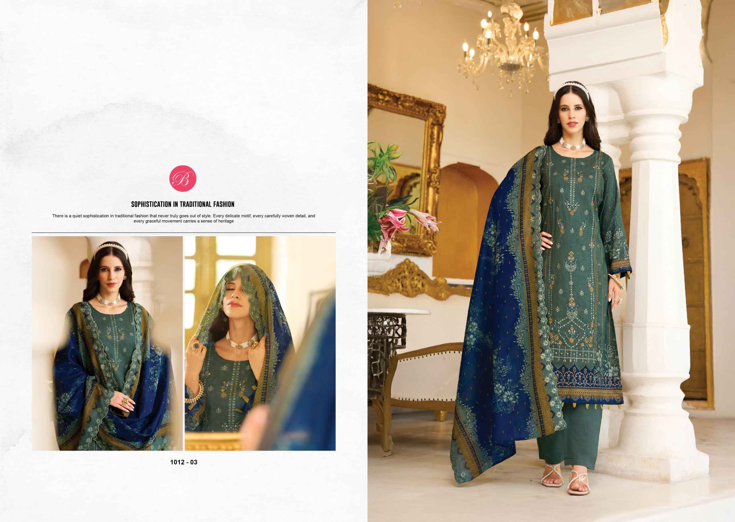 Belliza Noor E Ishq Vol 2 Cotton Dress Material 6 pcs Catalogue