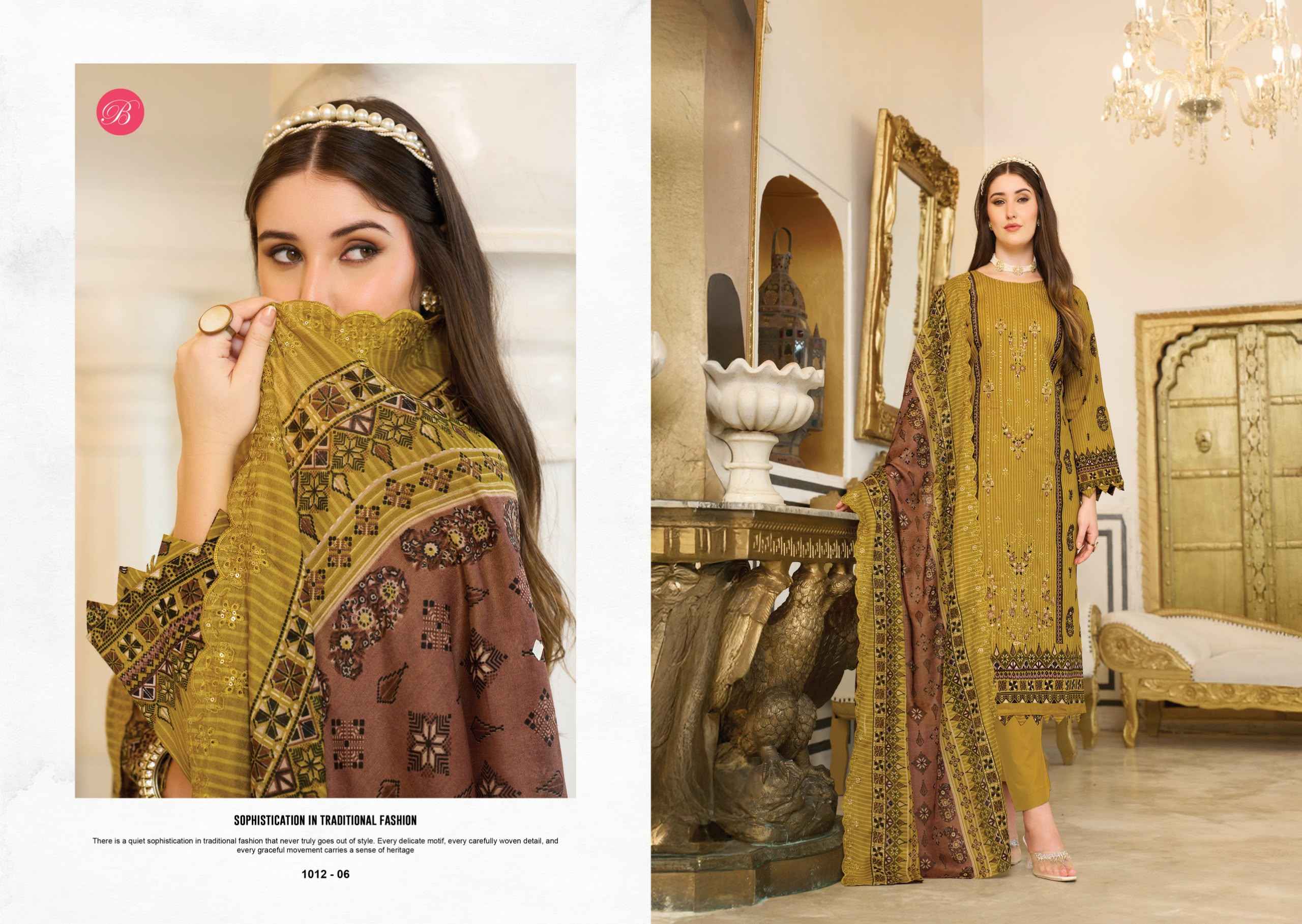 Belliza Noor E Ishq Vol 2 Cotton Dress Material 6 pcs Catalogue
