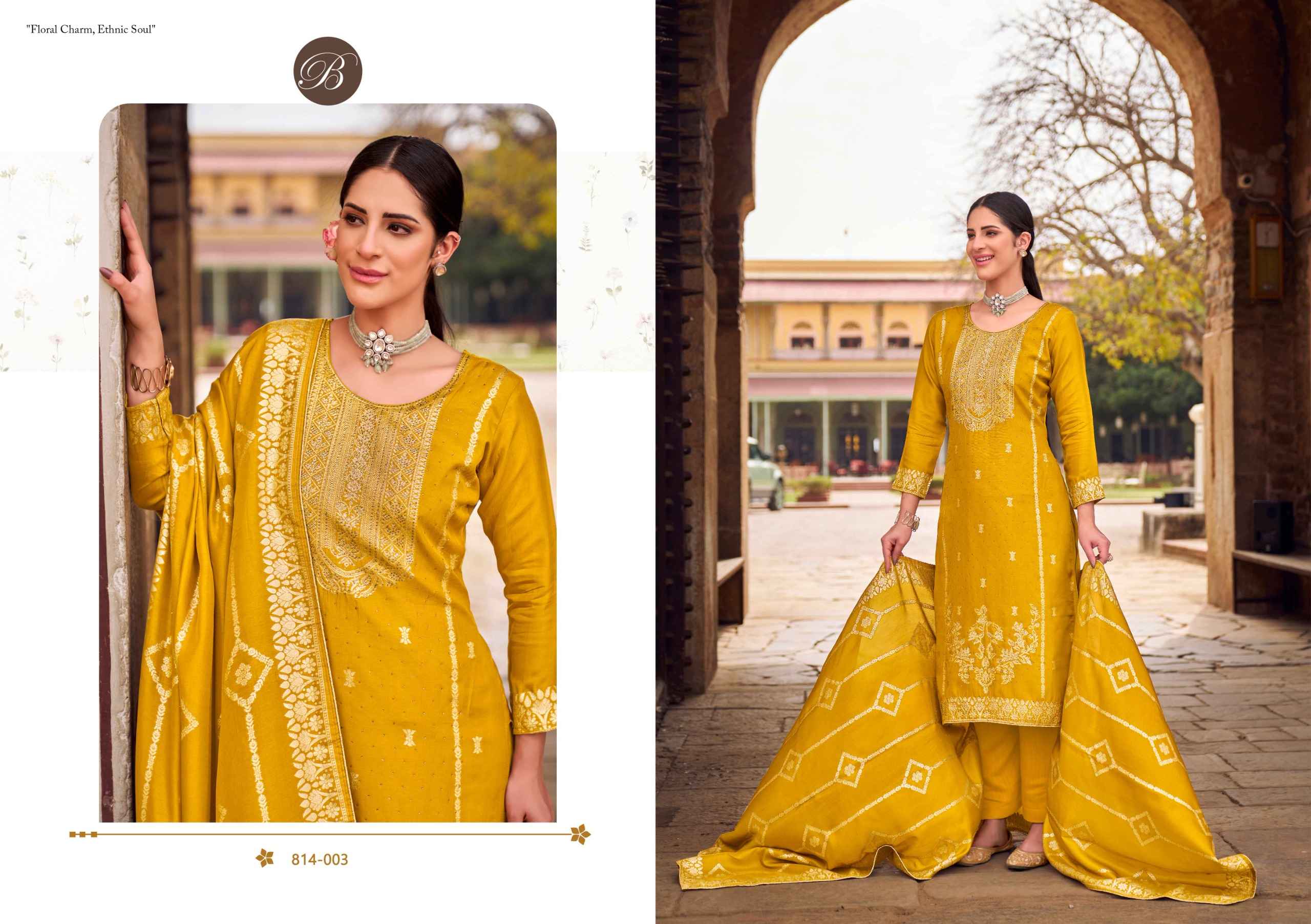 Belliza Pankhuri Viscose Dress Material 6 pcs Catalogue