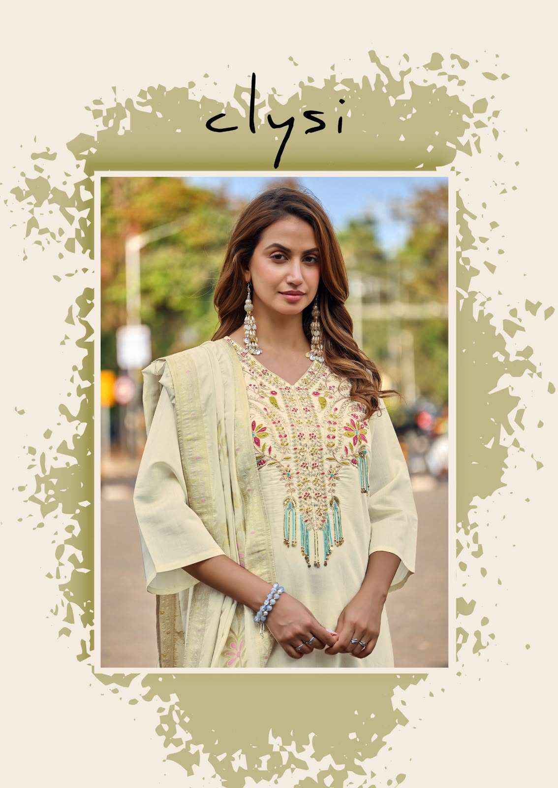 Clysi Nooria Roman Simmer Kurti Combo 4 pcs Catalogue